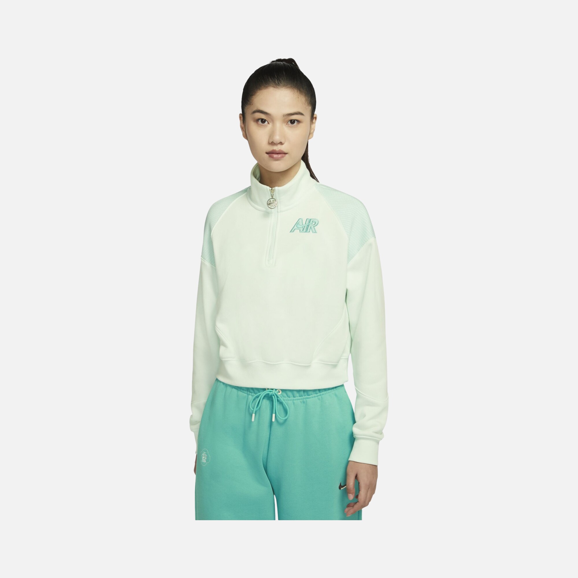 Nike Sportswear Air Cropped Fleece 1/4-Zip Kadın Sweatshirt