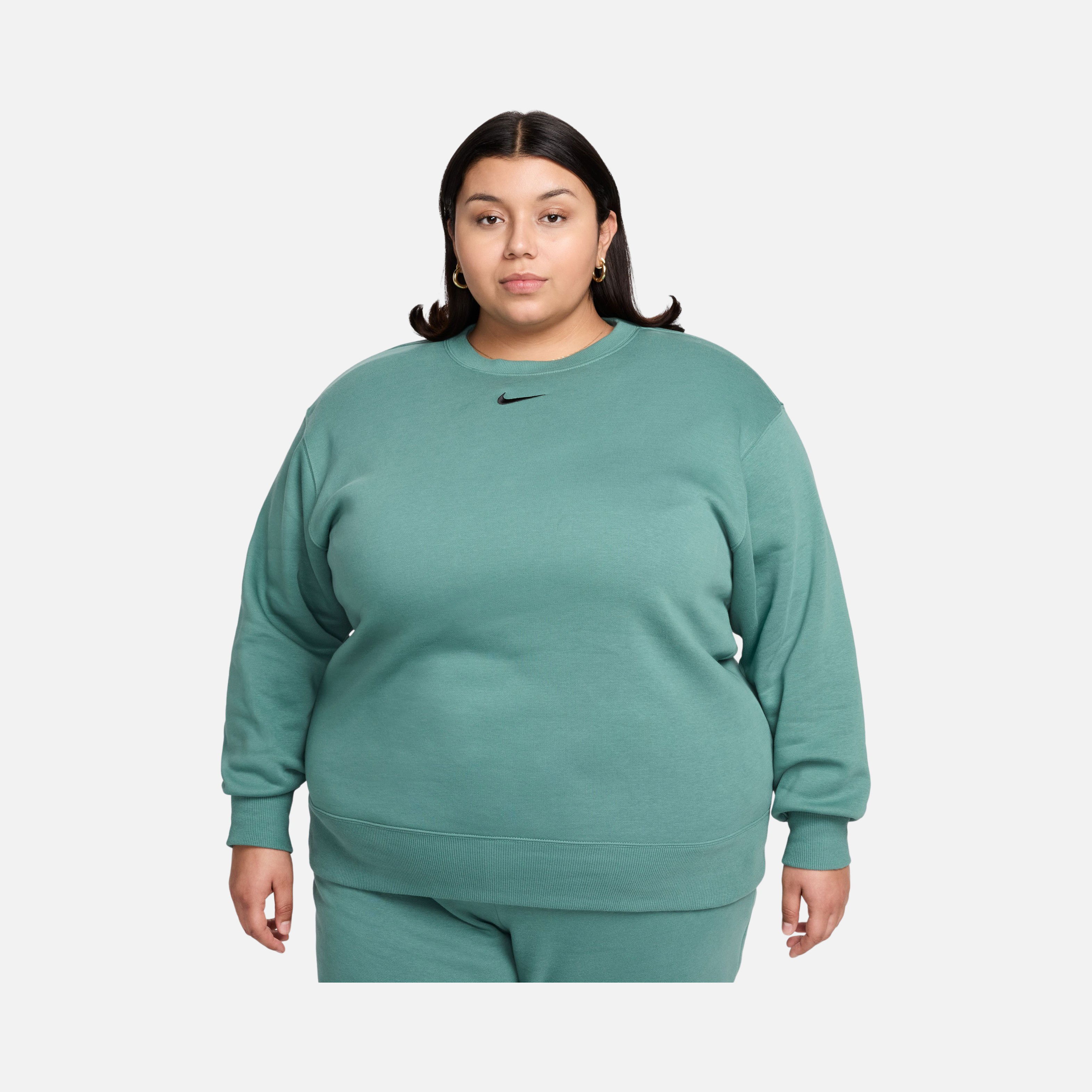 Nike Sportswear Phoenix Fleece Oversized Crew-Neck (Plus Size) Kadın Sweatshirt