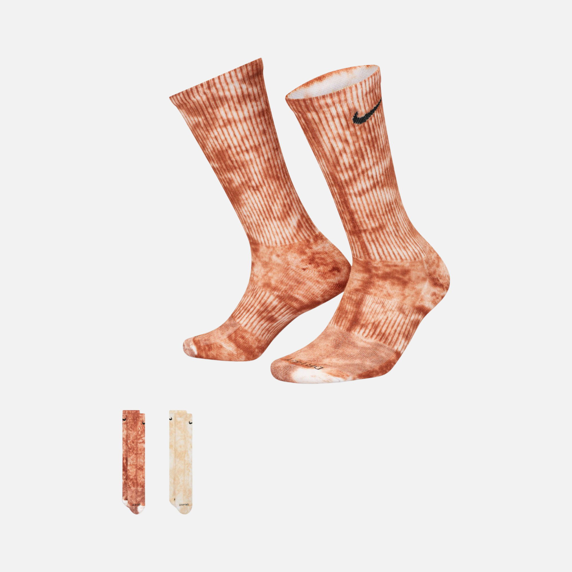 Nike Everyday Plus Cushioned Tie-Dye Crew (2 Pairs) Unisex Çorap