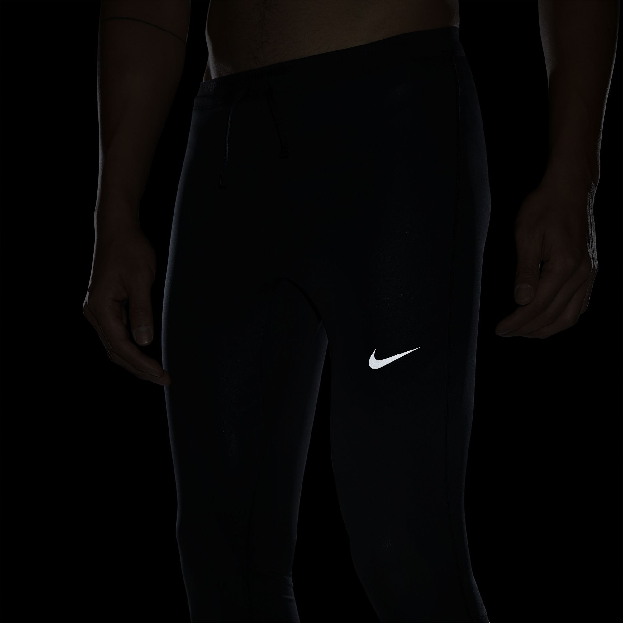 Nike Storm-Fit Phenom Elite Running Zipper-Leg Erkek Tayt