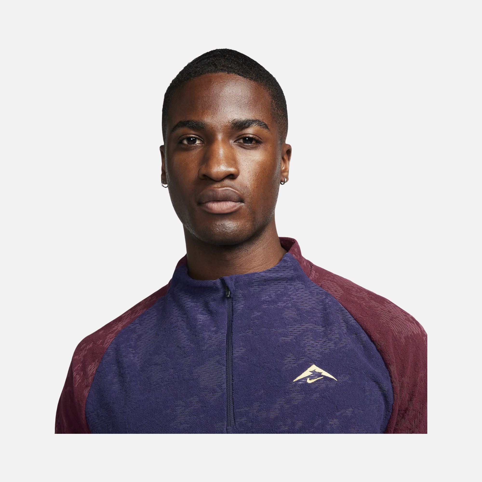 Nike Trail Dri-Fit 1/2-Zip Running Long-Sleeve Erkek Tişört