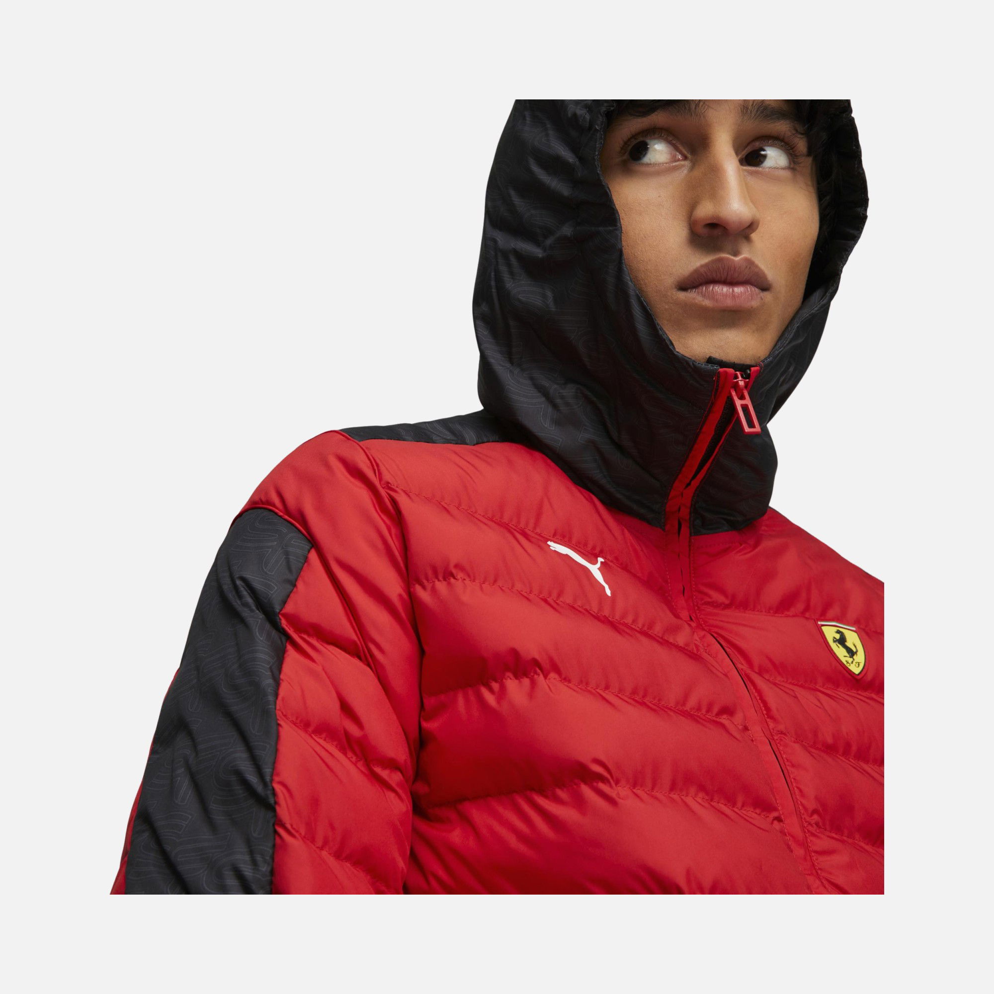 Puma Ferrari Race Mt7 Ecolite Full-Zip Hoodie Erkek Ceket