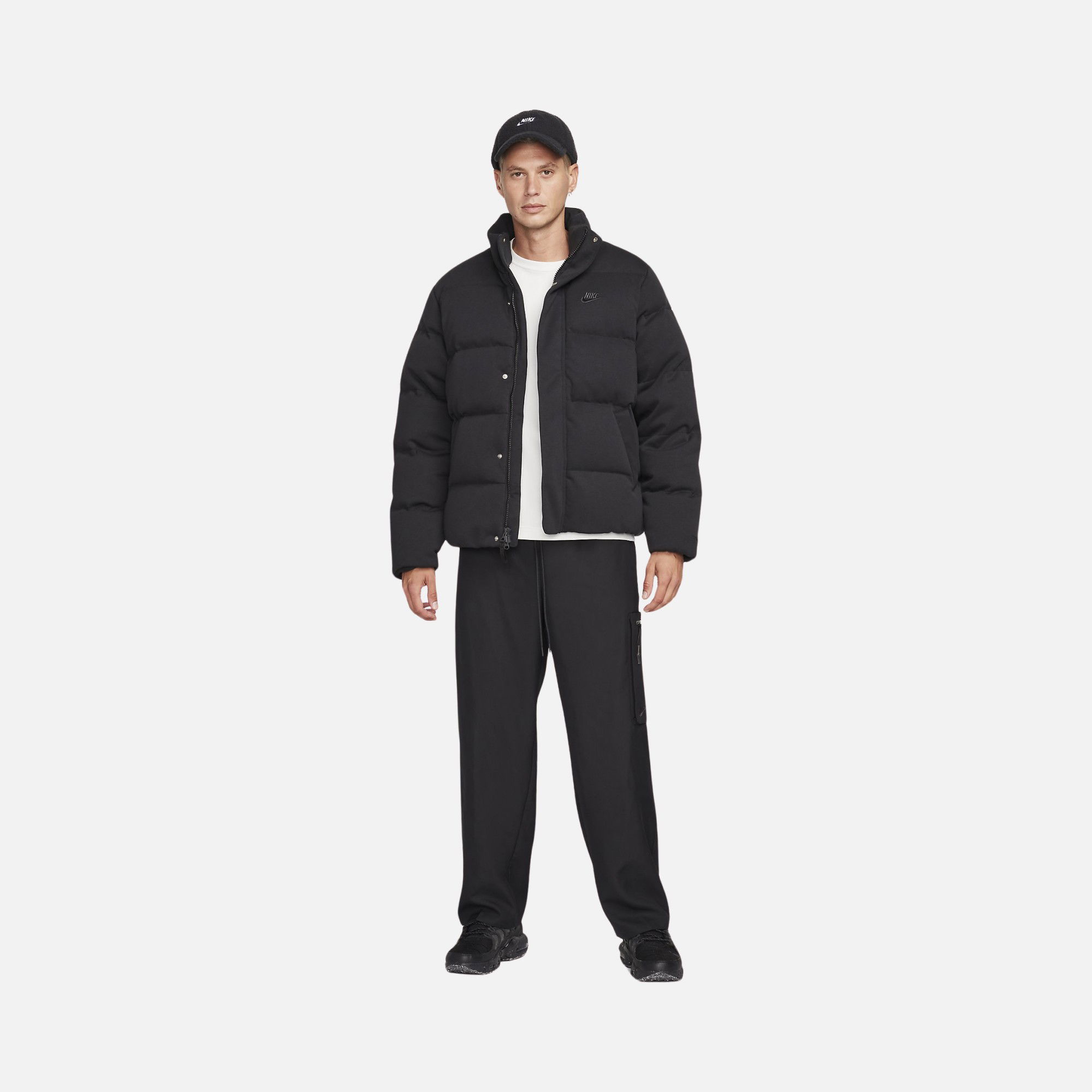 Nike Sportswear Tech Fleece Therma-Fit Oversized Puffer Full-Zip Erkek Mont
