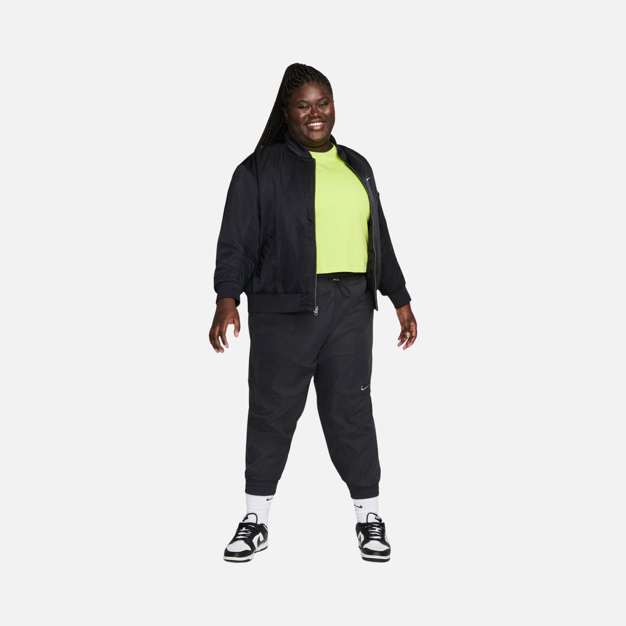 Nike Sportswear Reversible Varsity Bomber Full-Zip (Plus Size) Kadın Ceket