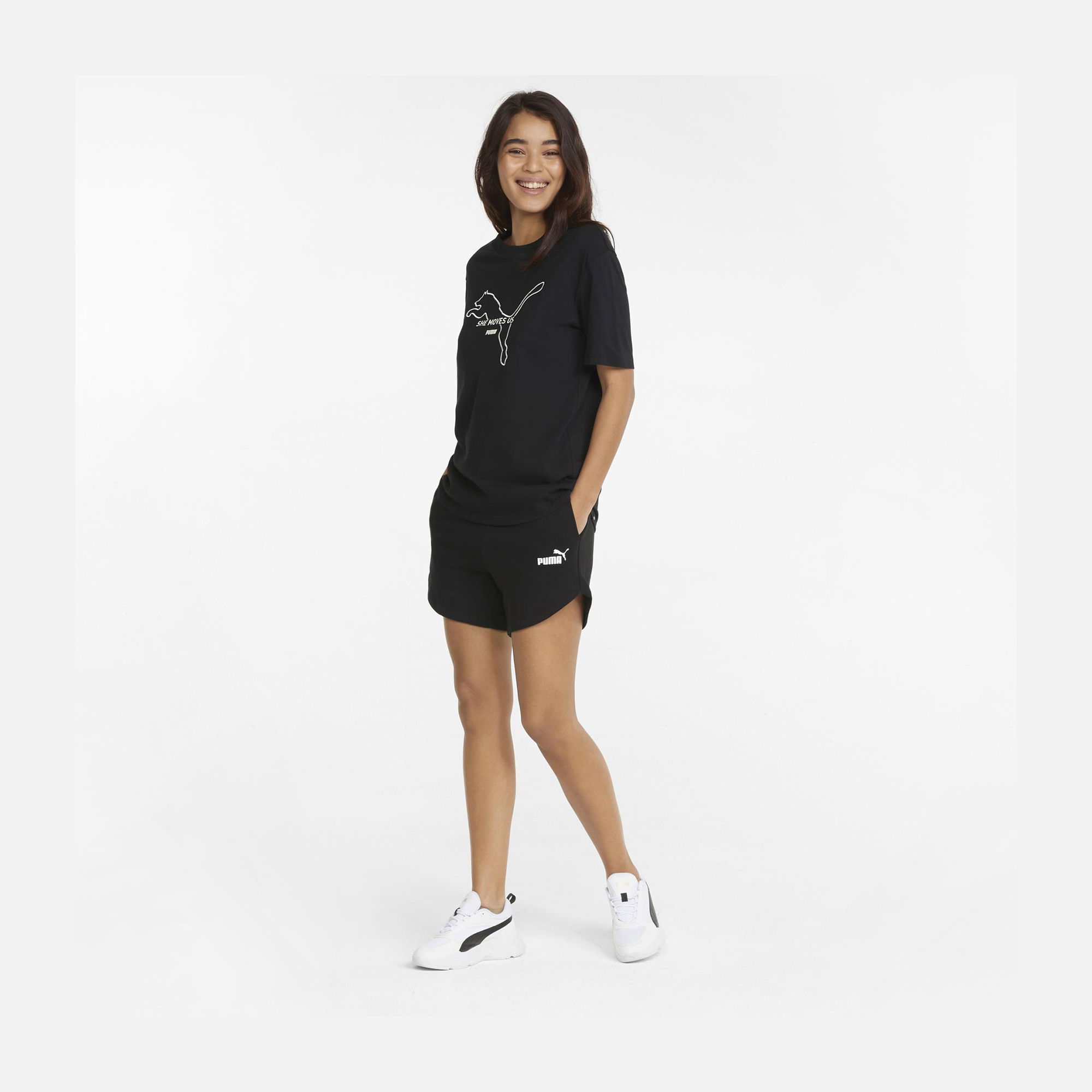 Puma Sportswear Essentials 5" High Waist Kadın Şort