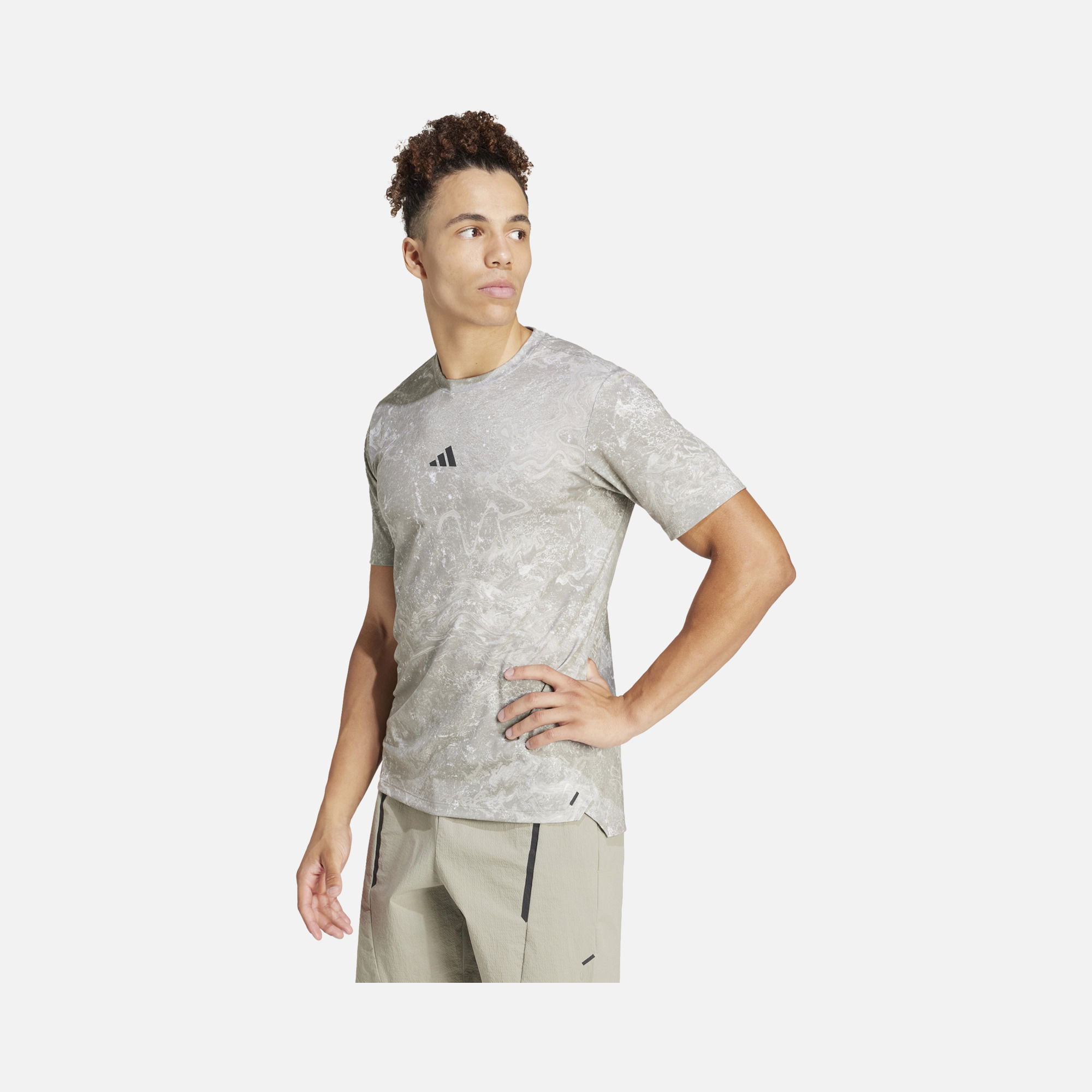 adidas Aeroready Power Workout Training Short-Sleeve Erkek Tişört