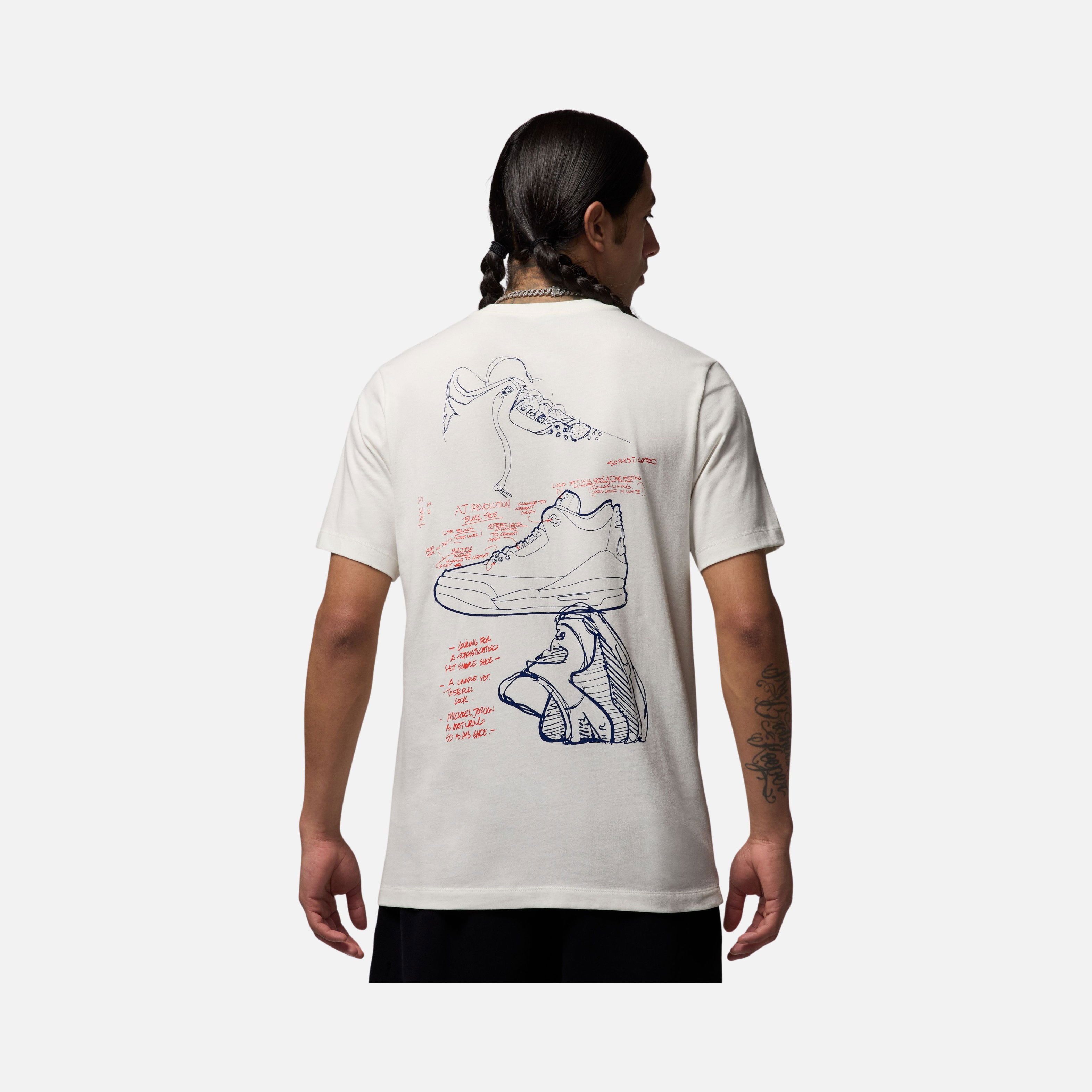 Nike MJ Brand Rare Air Jordan 3 Ss Crew Erkek Tişört