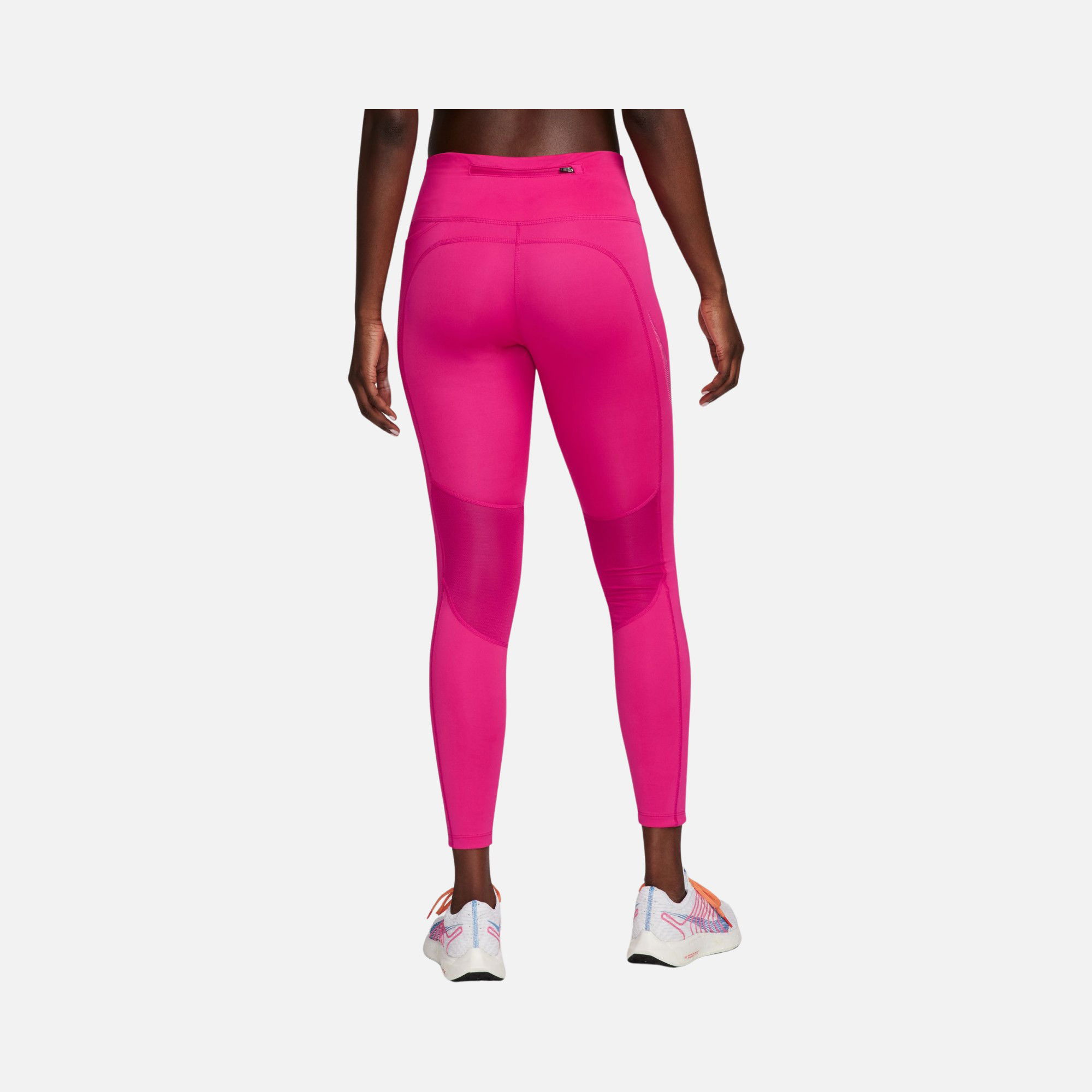 Nike Dri-Fit Fast Mid-Rise Swoosh HBR Graphic 7/8 Running Kadın Tayt