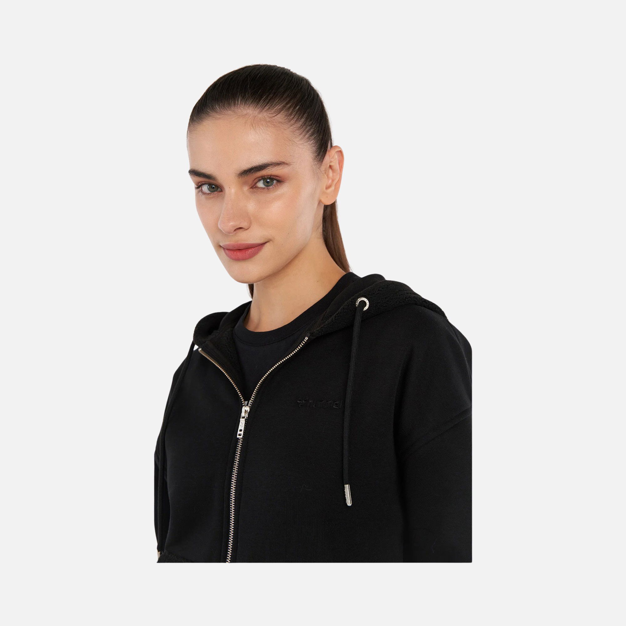 Hummel Sportswear Ane Regular-Fit Full-Zip Hoodie Kadın Sweatshirt