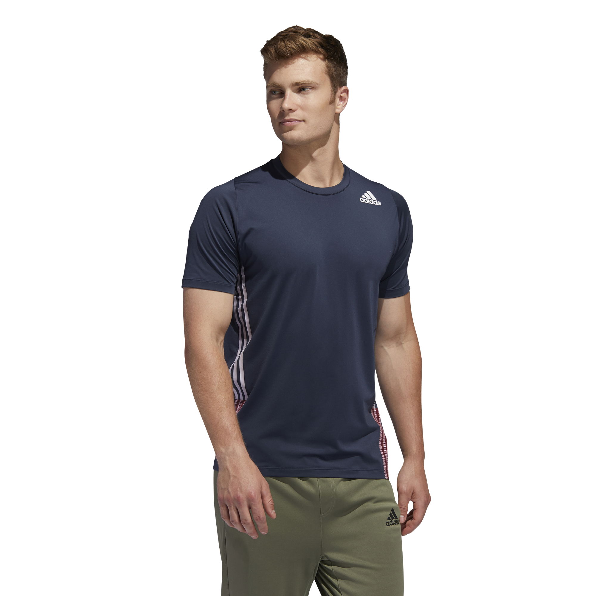 adidas FreeLift 3-Stripes Erkek Tişört