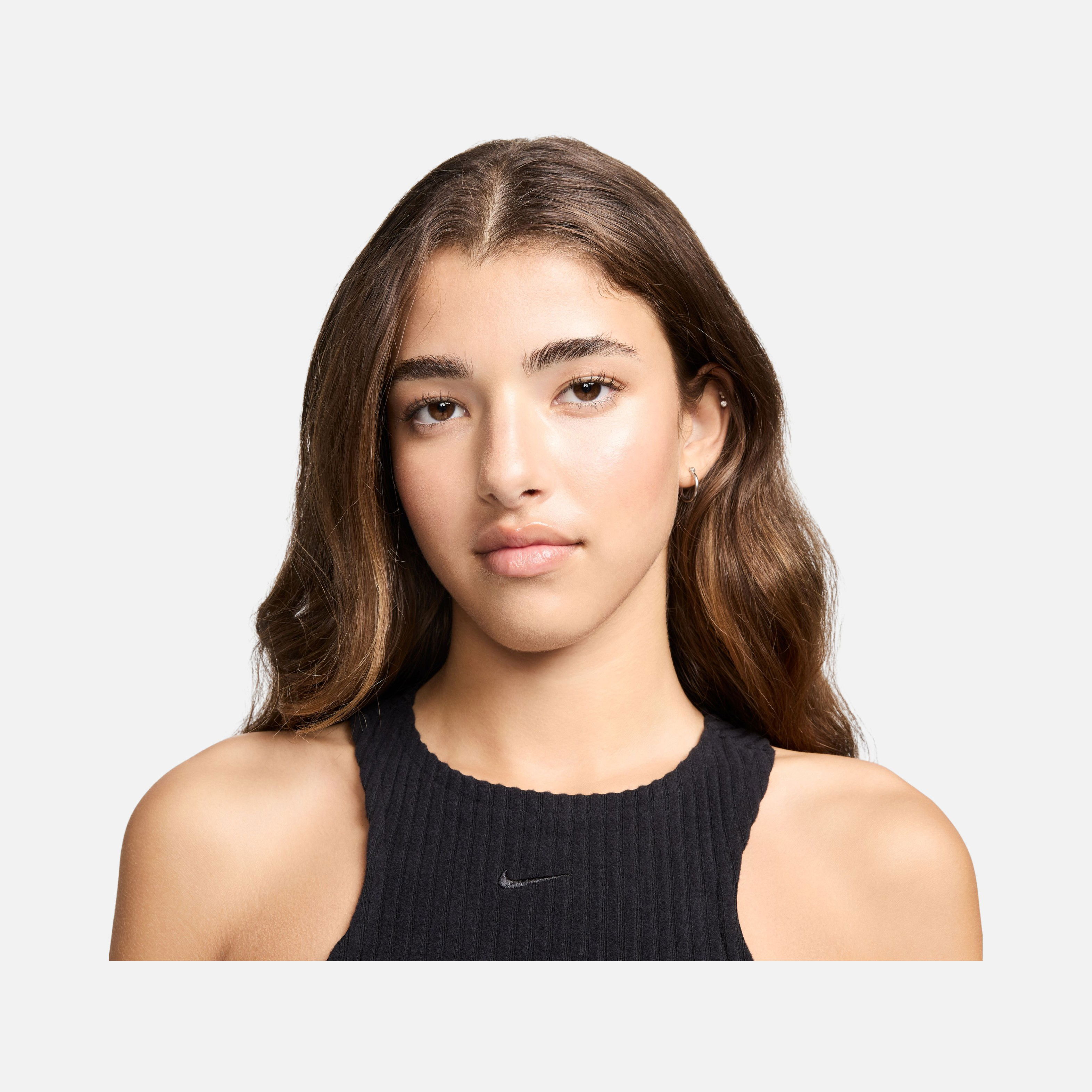 Nike Sportswear Slim Ribbed Midi Racerback Design Sleeveless Kadın Elbise