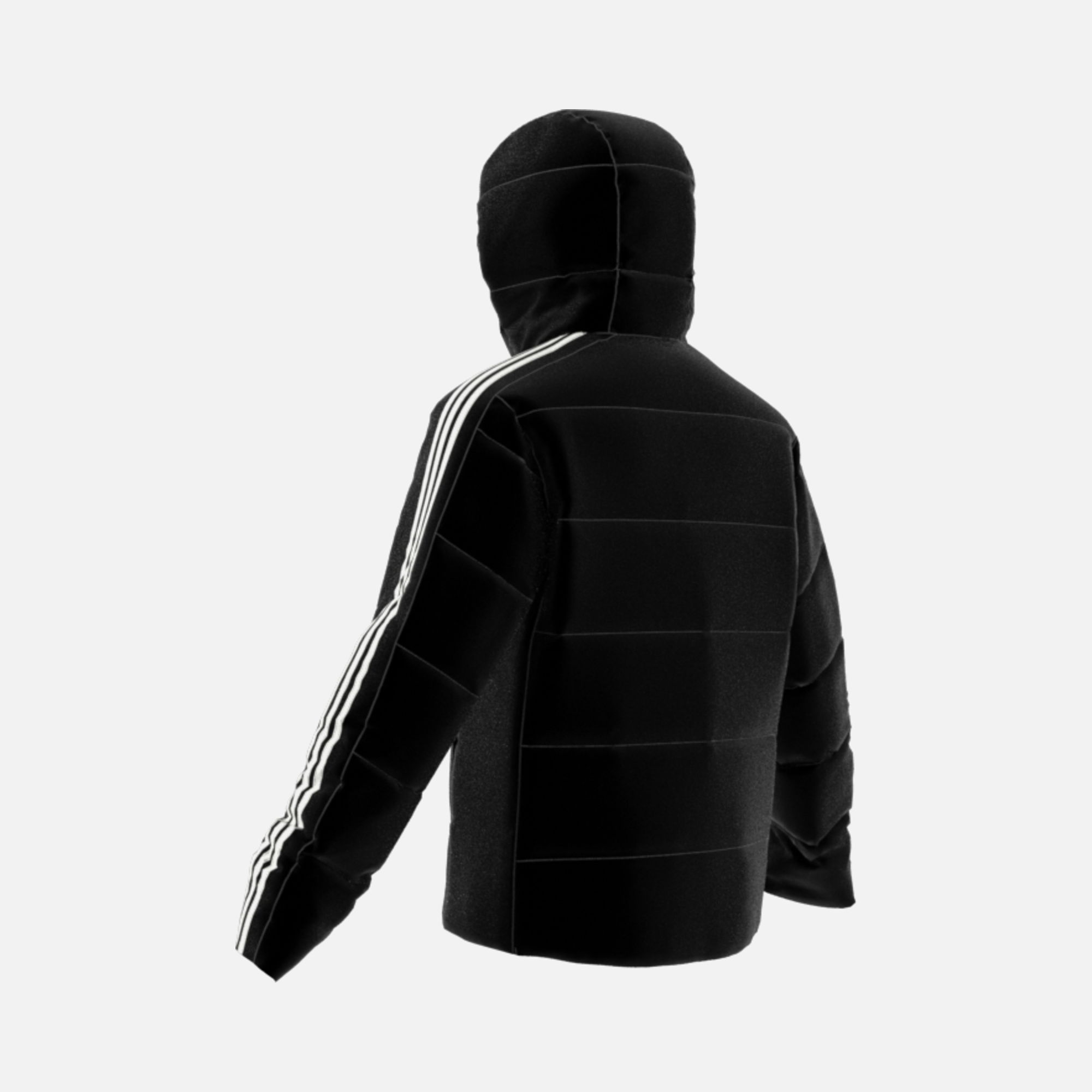 adidas Essentials Midweight Down 3-Stripes Full-Zip Hoodie Erkek Ceket