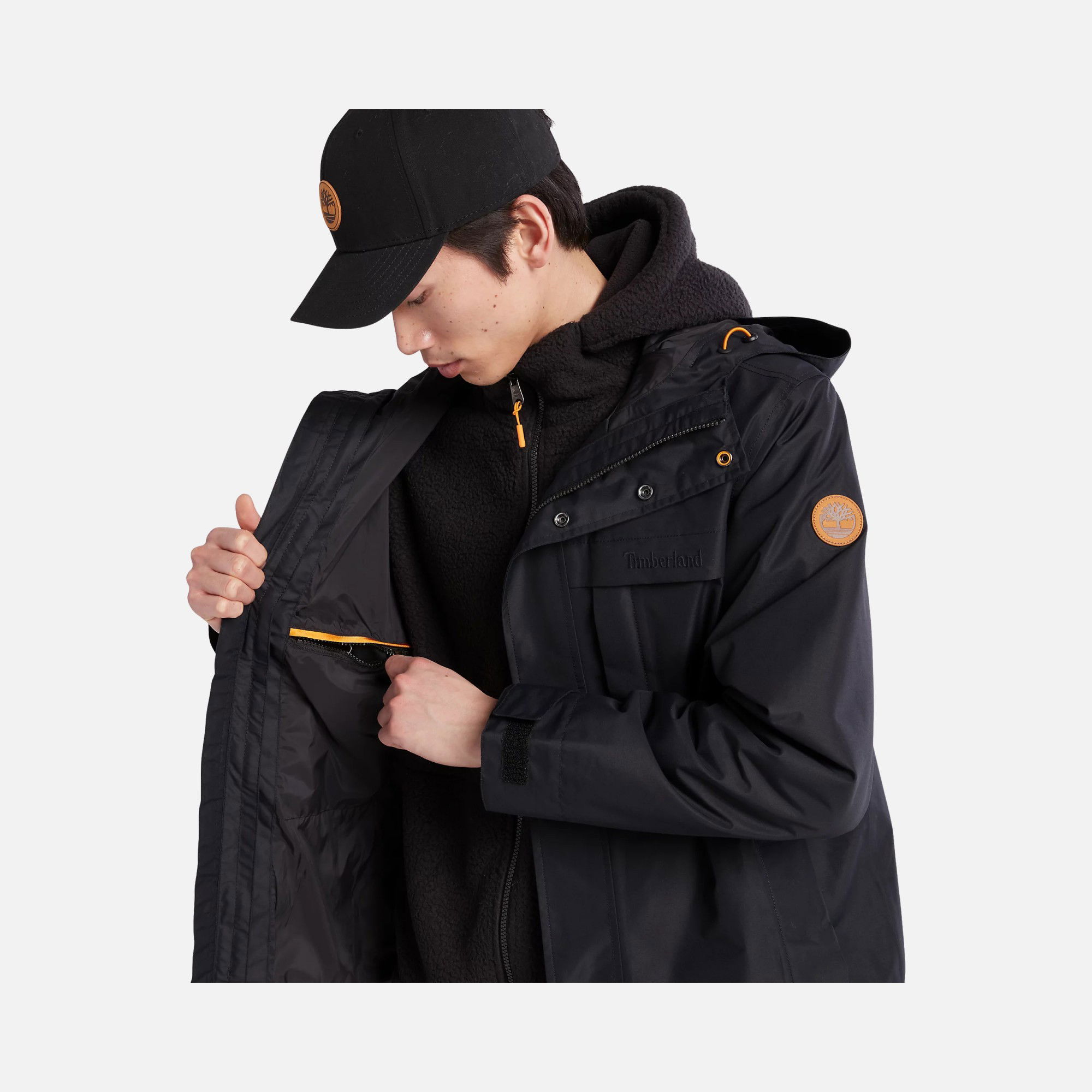 Timberland Sportswear Water Resistant 3in1 Full-Zip Hoodie Erkek Ceket