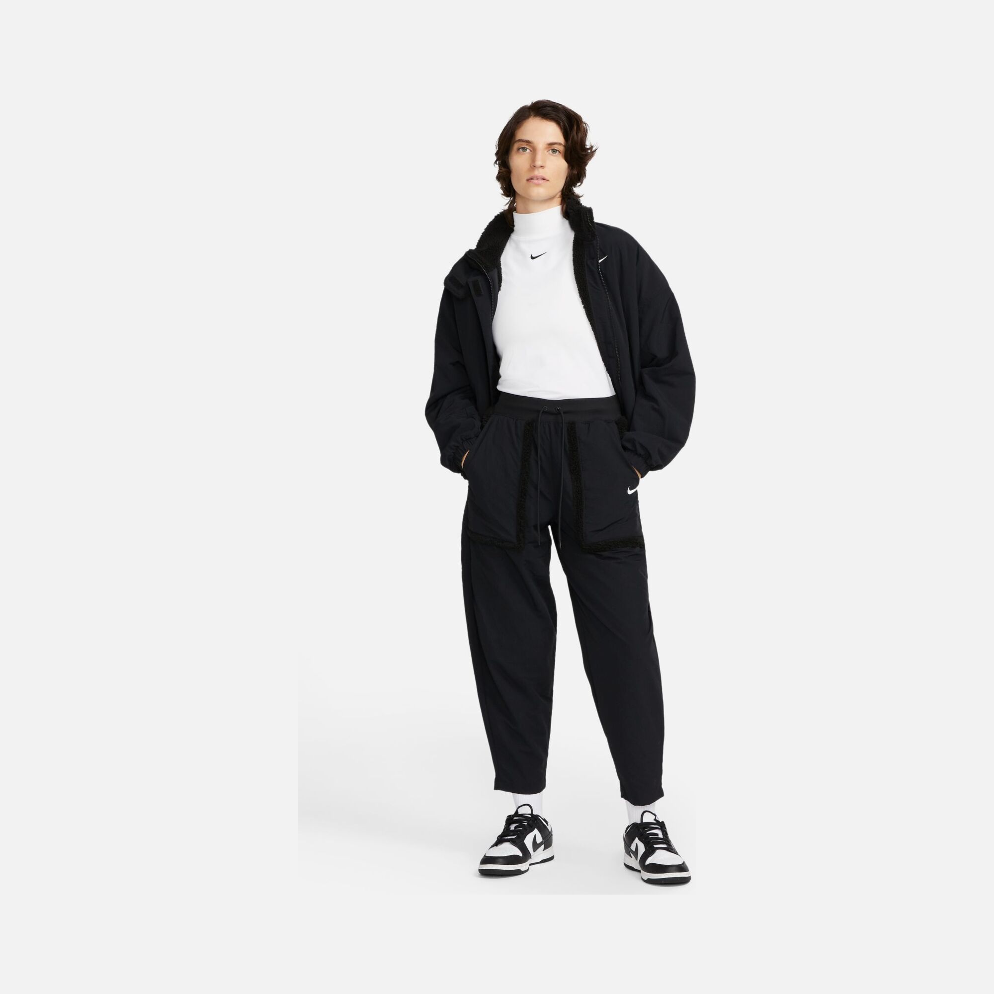 Nike Sportswear Essential Woven High-Waisted Winter Kadın Eşofman Altı