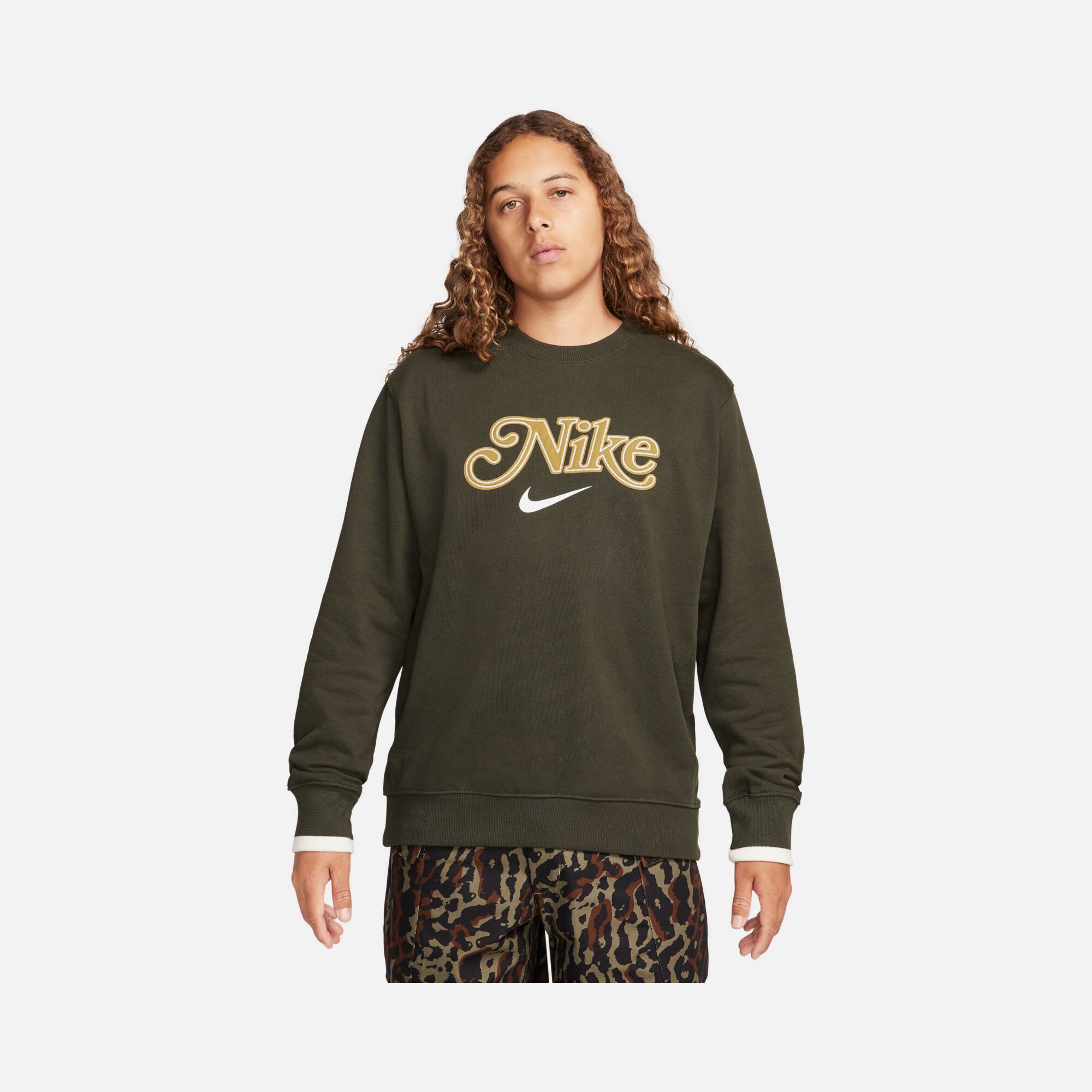 Nike Sportswear Trend Graphic Fleece Erkek Sweatshirt