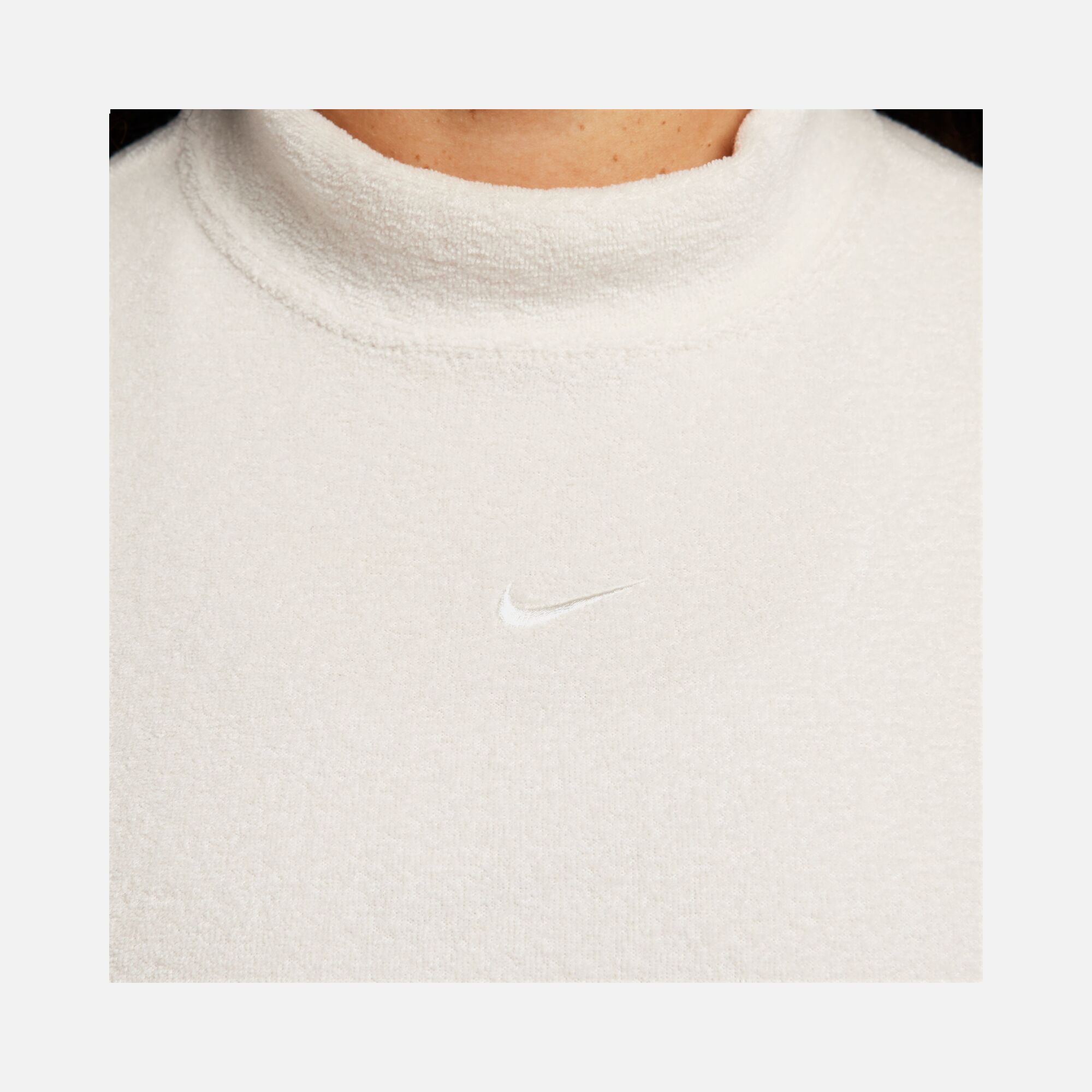 Nike Sportswear Phoenix Plush Fleece Slim Mock-Neck Kadın Sweatshirt