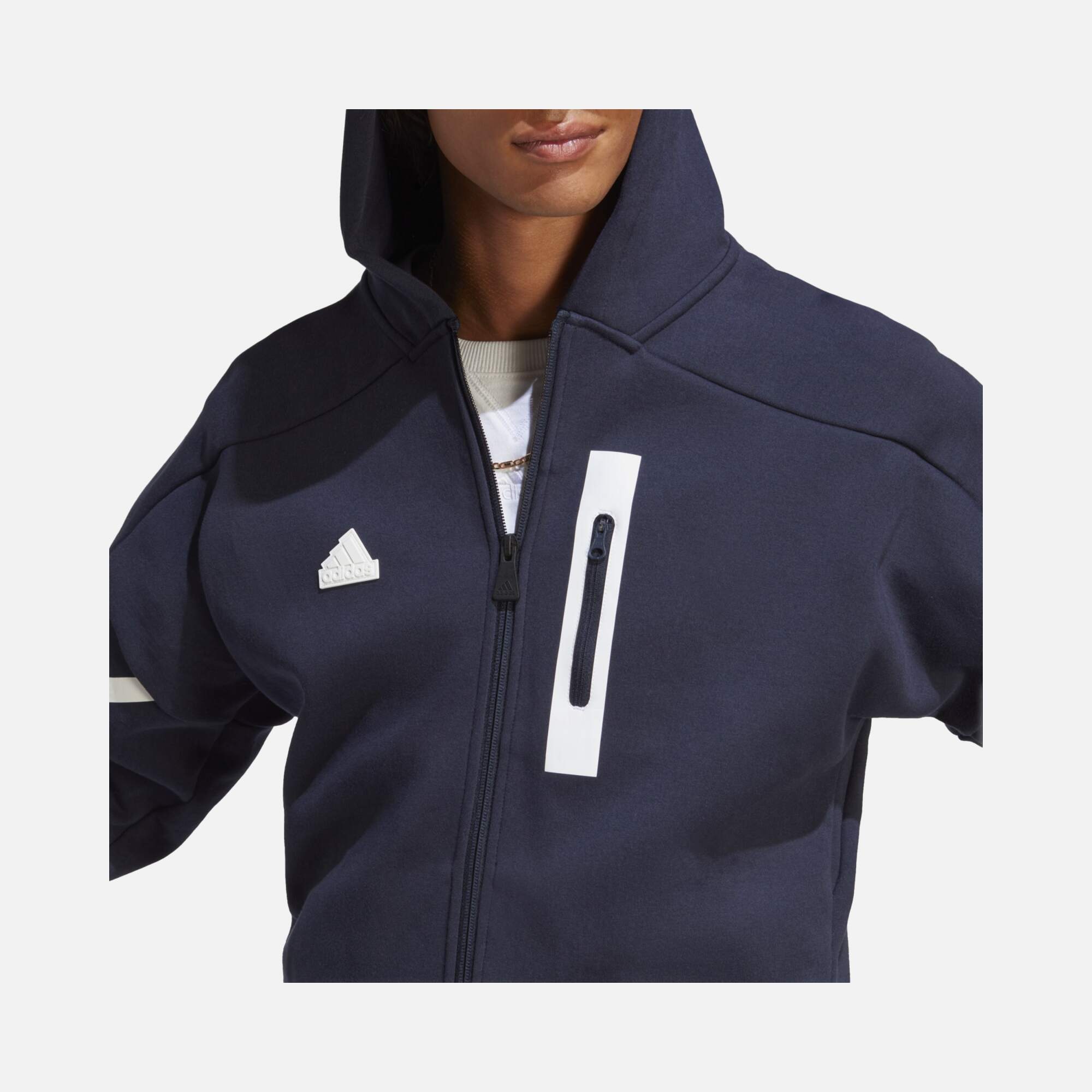 adidas Designed for Gameday Full-Zip Hoodie Training Erkek Sweatshirt