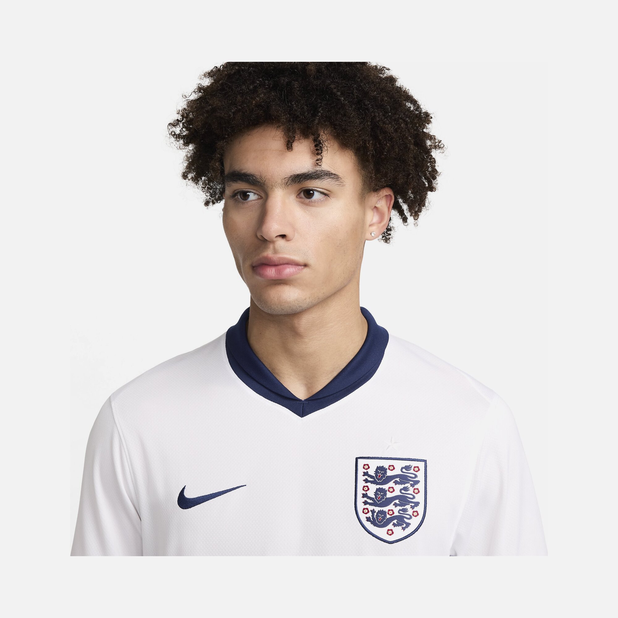 Nike England 2024-2025 Stadyum İç Saha Short-Sleeve Supporter Erkek Forma