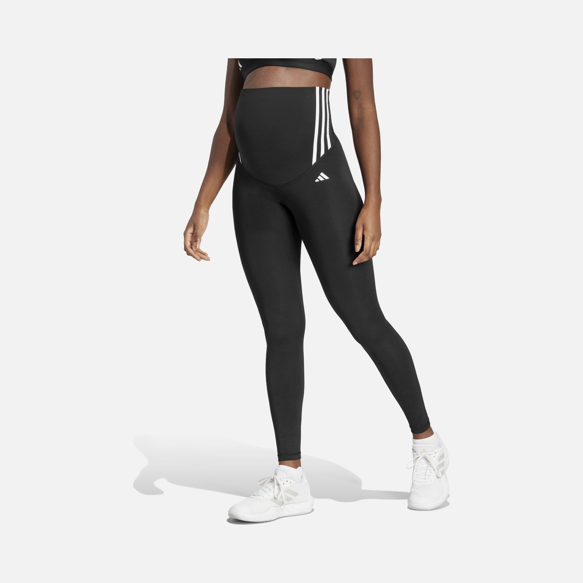 adidas AEROREADY Optime Essentials Adisoft Fabric High Waist Full-Length Training (Maternity) Kadın Tayt