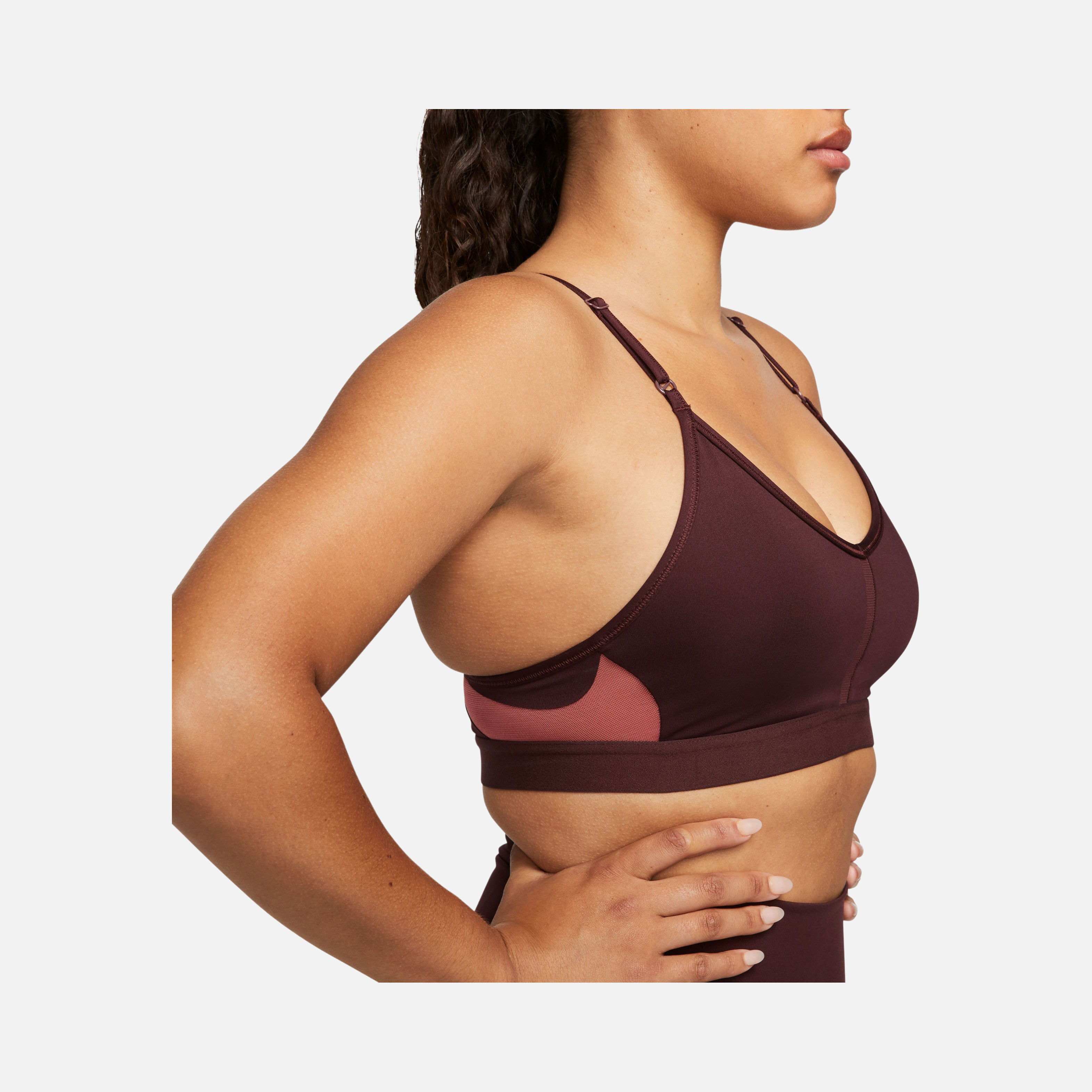 Nike Dri-Fit Indy V Neck Light-Support Sports Training Kadın Bra