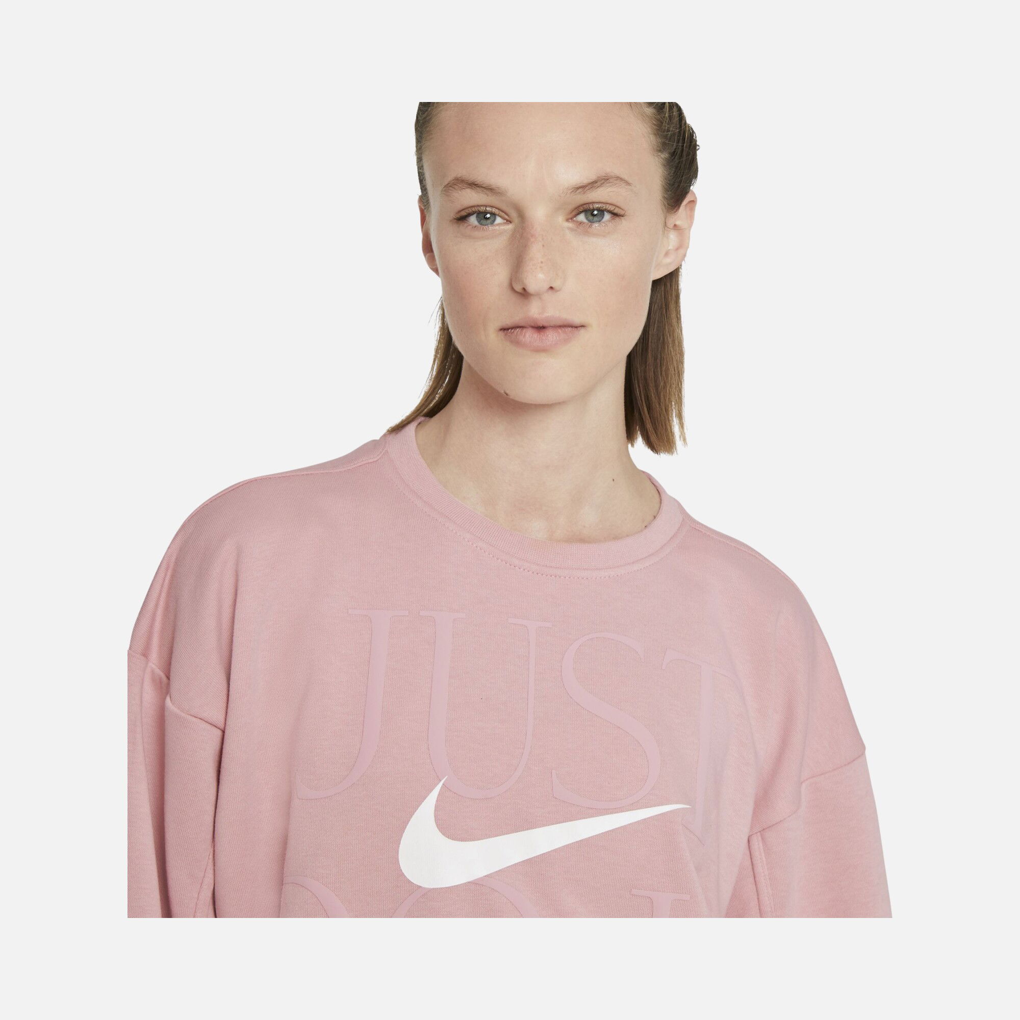 Nike Dri-Fit Get Fit ''Just Do It'' Training Kadın Sweatshirt