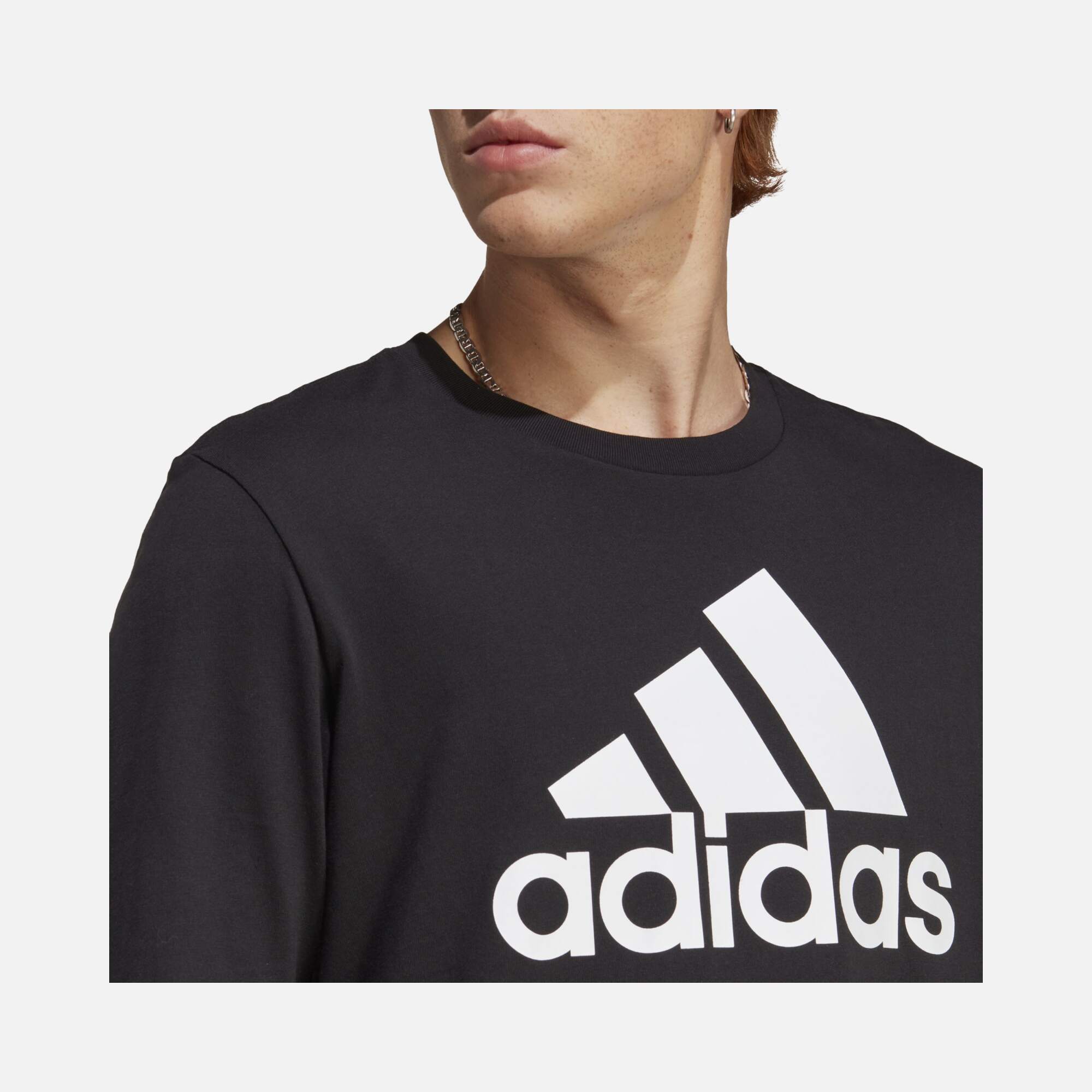 adidas Essentials Long-Sleeve Erkek Tişört