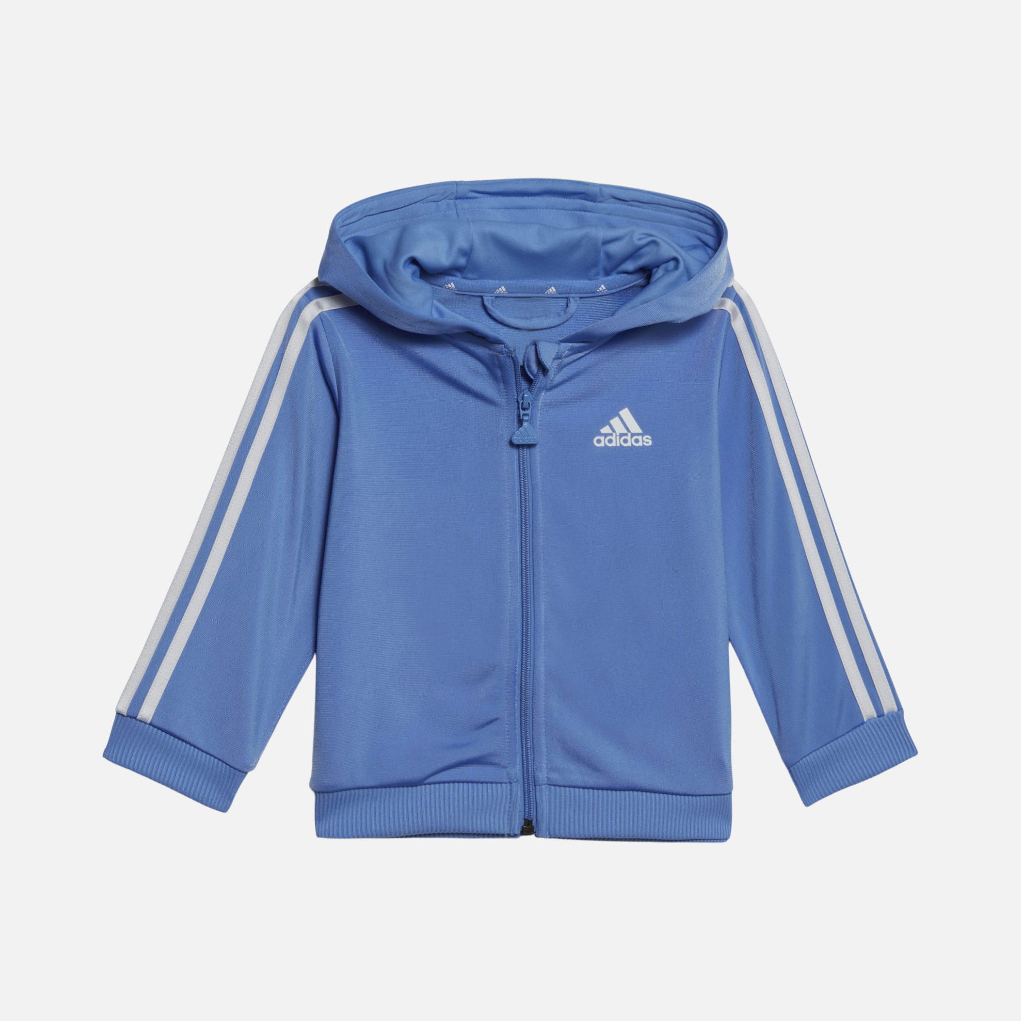 adidas Sportswear Essentials Shiny 3-Stripes Full-Zipp Çocuk Eşofman Takımı