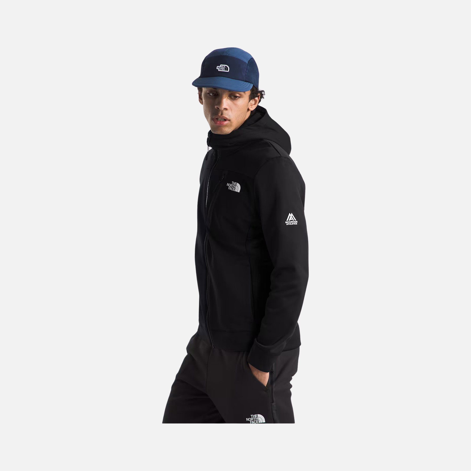 North Face Mountain Athletics Fleece Full-Zip Hoodie Erkek Sweatshirt