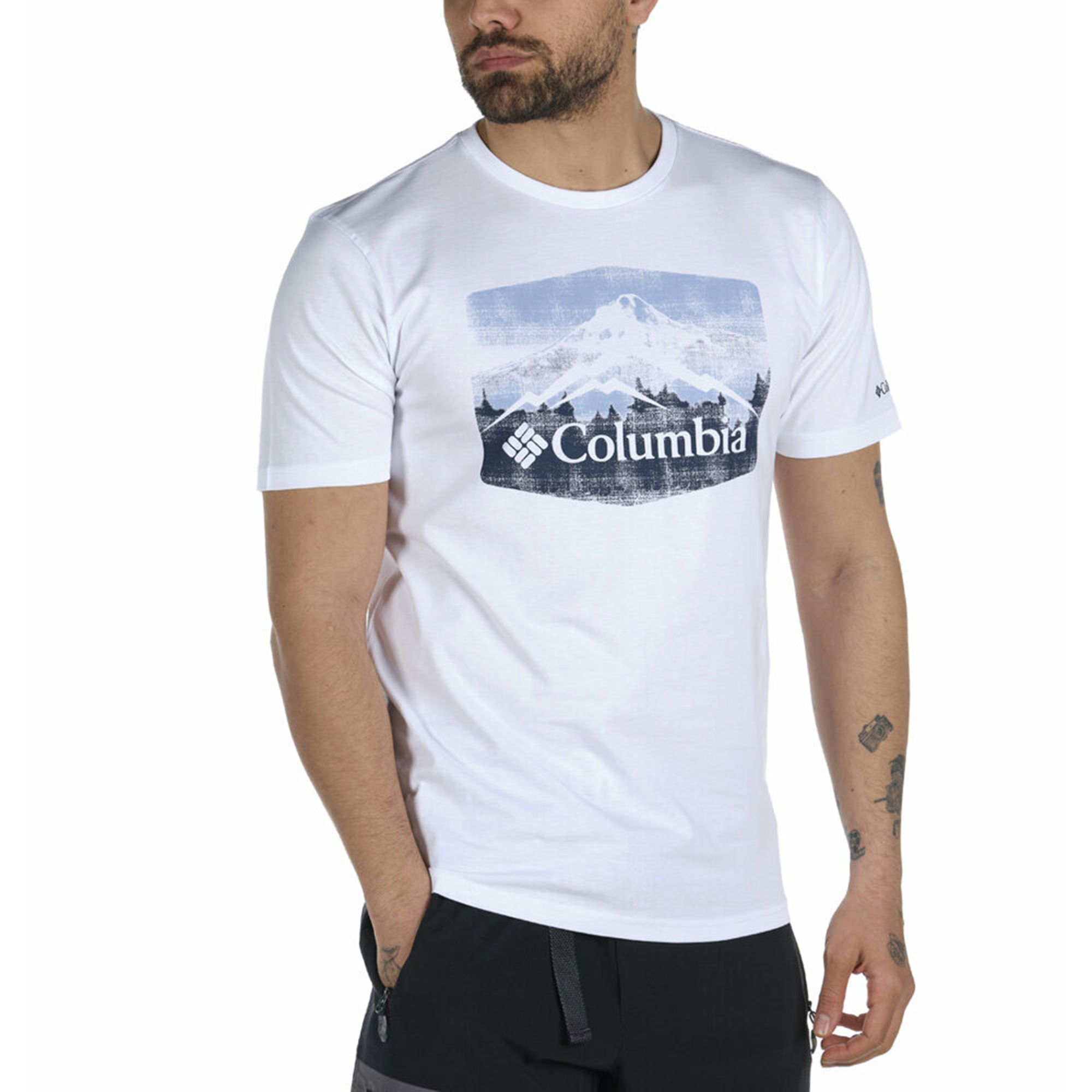 Columbia Hex Landscape Graphic Short-Sleeve Erkek Tişört
