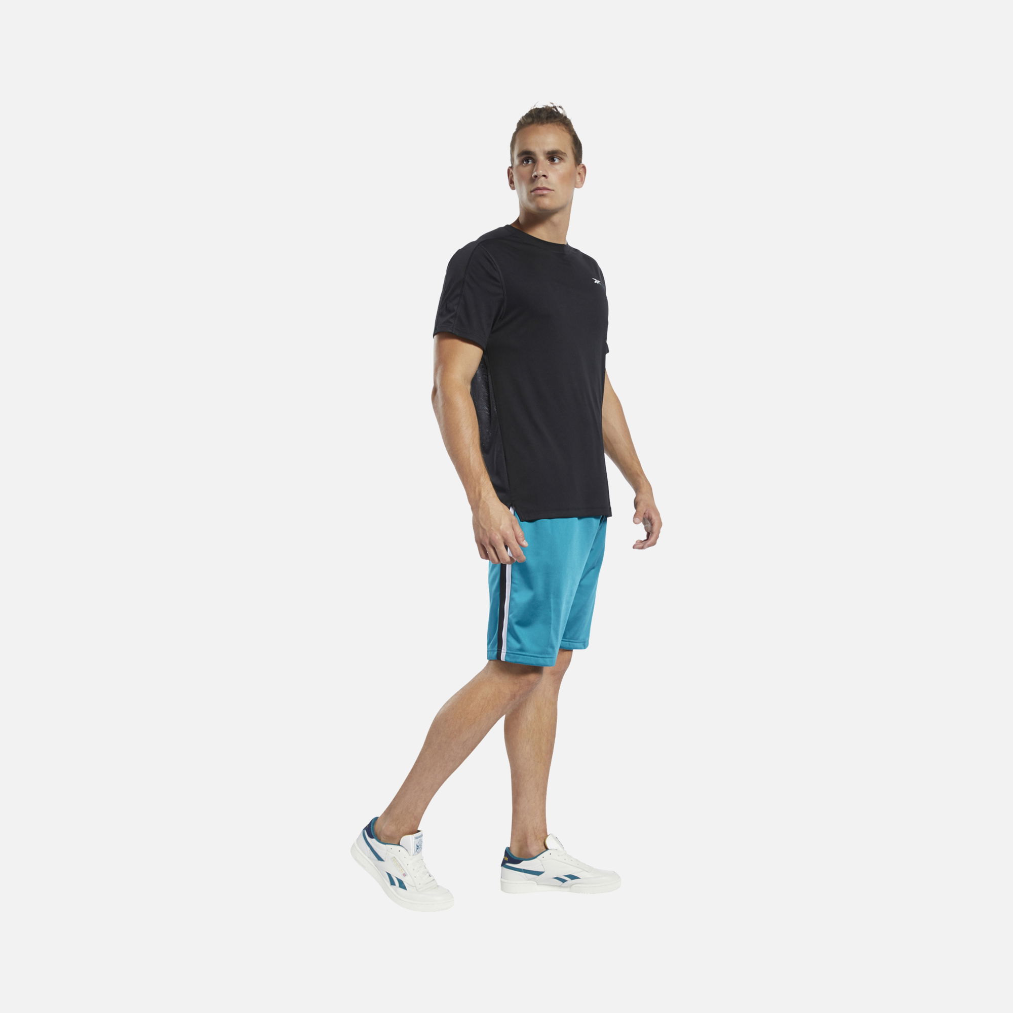 Reebok Workout Short-Sleeve Ready Tech Erkek Tişört