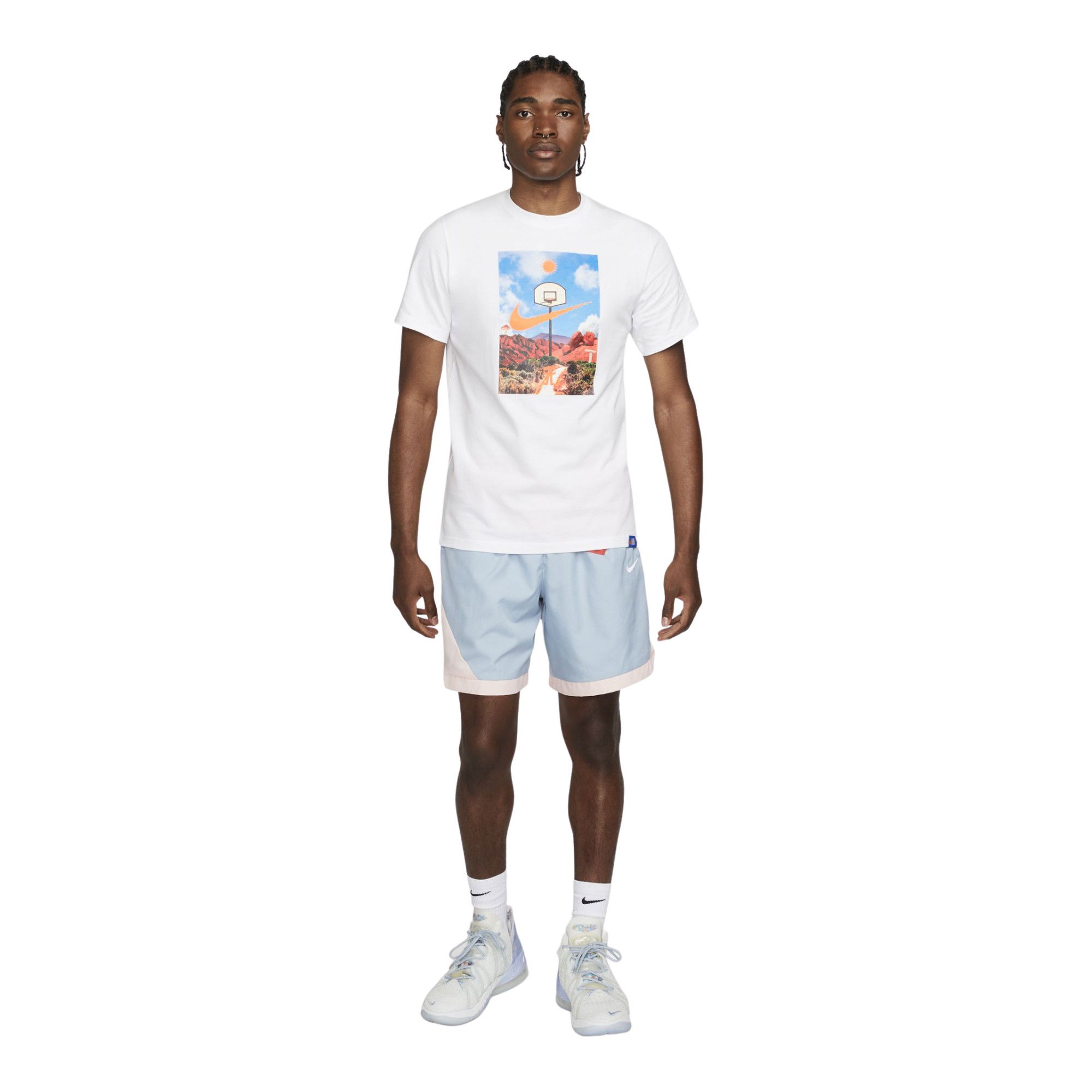 Nike ''Basketball Hoop Photo'' Graphic Short-Sleeve Erkek Tişört