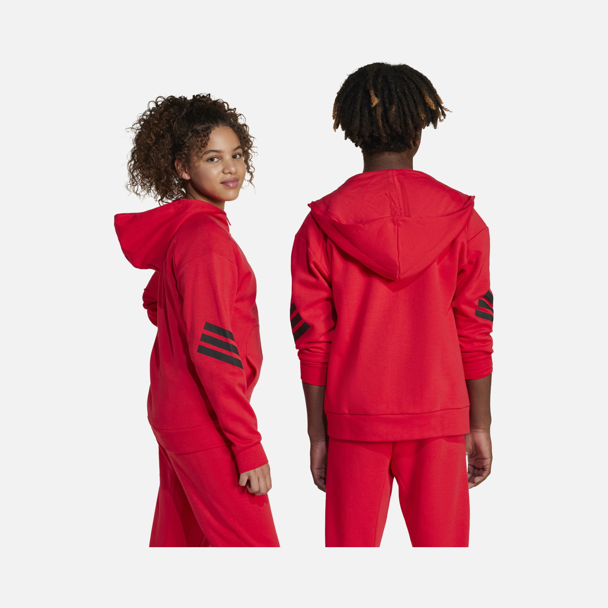 adidas Sportswear Future Icons 3-Stripes Regular- Fit Full-Zip Hooded Çocuk Sweatshirt