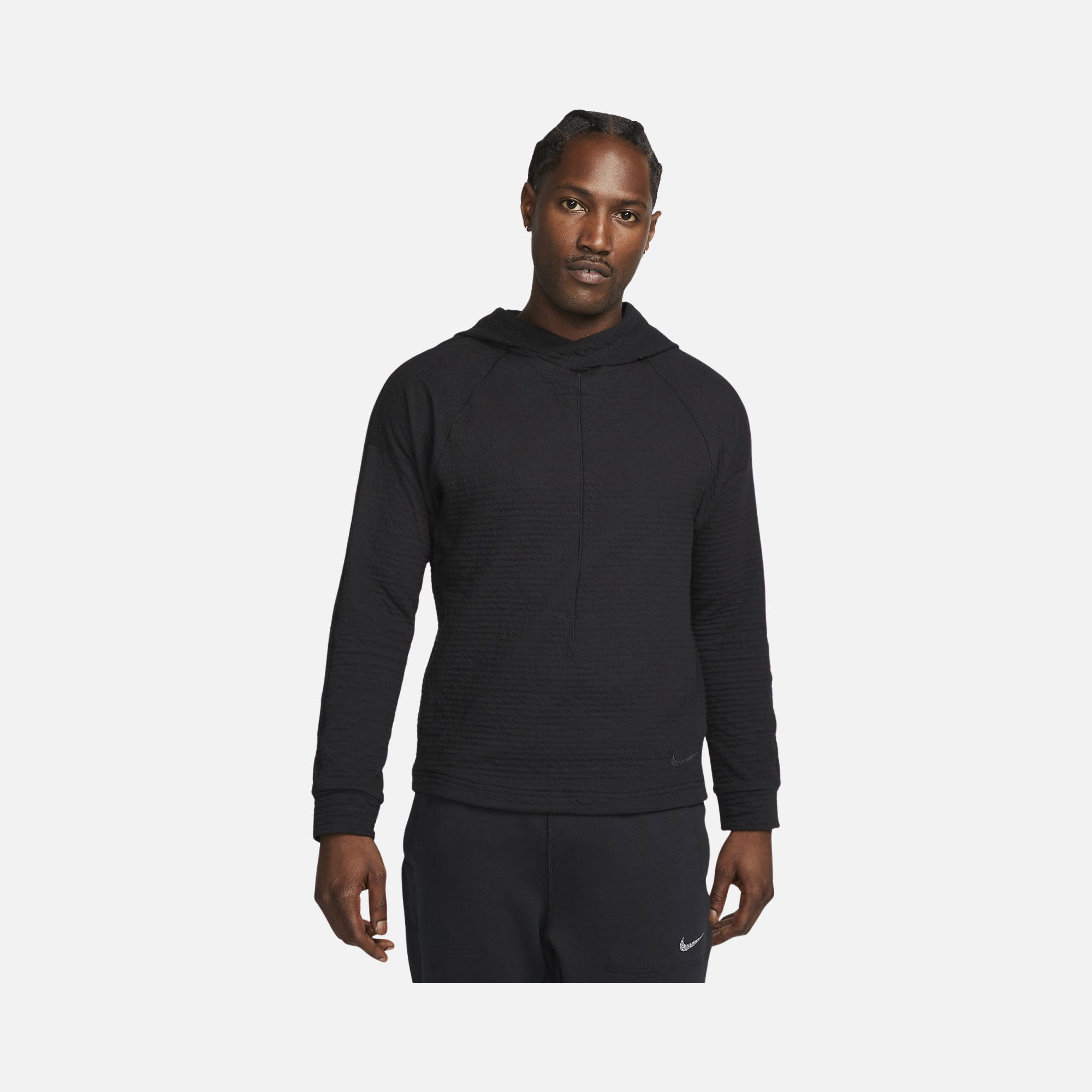 Nike Yoga Dri-Fit Texture Pullover Hoodie Erkek Sweatshirt