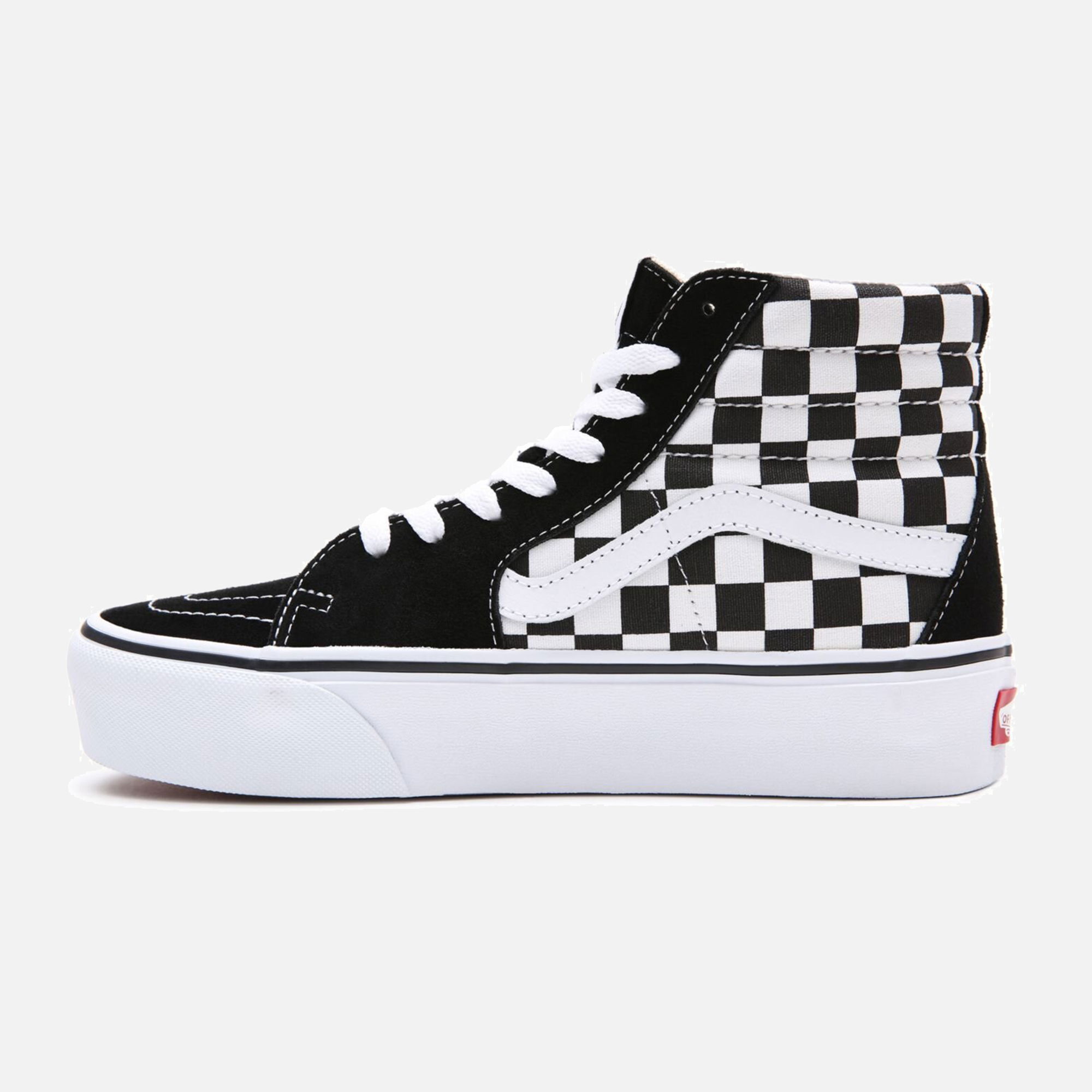 Vans UA SK8-High Platform 2.0 Checkerboard Kadın Spor Ayakkabı