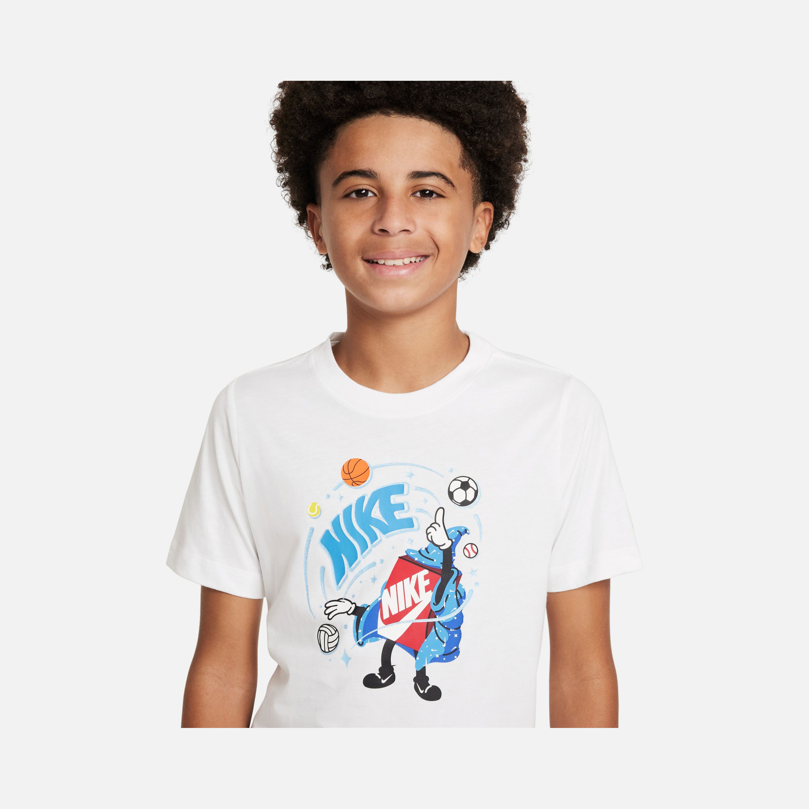 Nike Sportswear ''Sports Wizard Like Boxy Graphics'' Short-Sleeve Çocuk Tişört