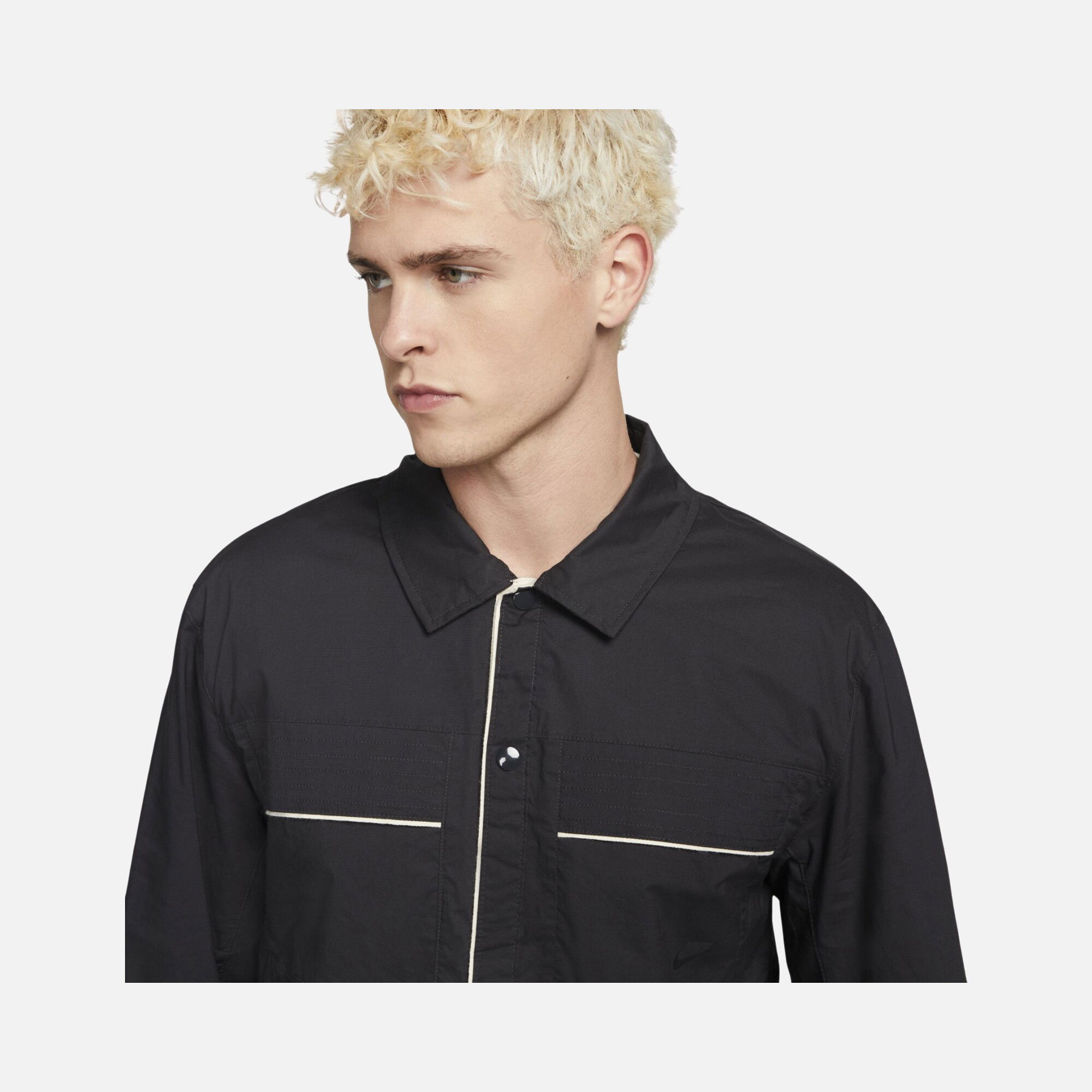 Nike Sportswear Style Essentials Woven Utility Full-Button Up Erkek Ceket