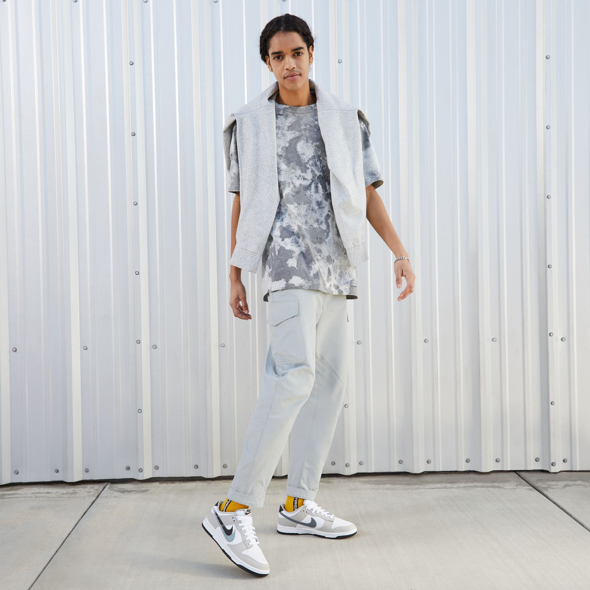 Nike Dunk Low ''Spray Paint Swoosh Logo'' Erkek Spor Ayakkabı