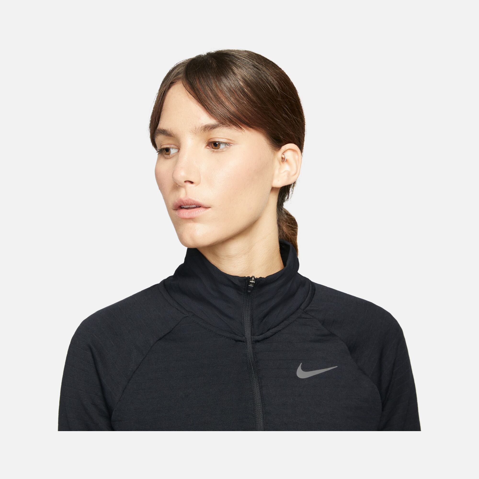 Nike Therma-Fit Element 1/2-Zip Running Long-Sleeve Kadın Tişört