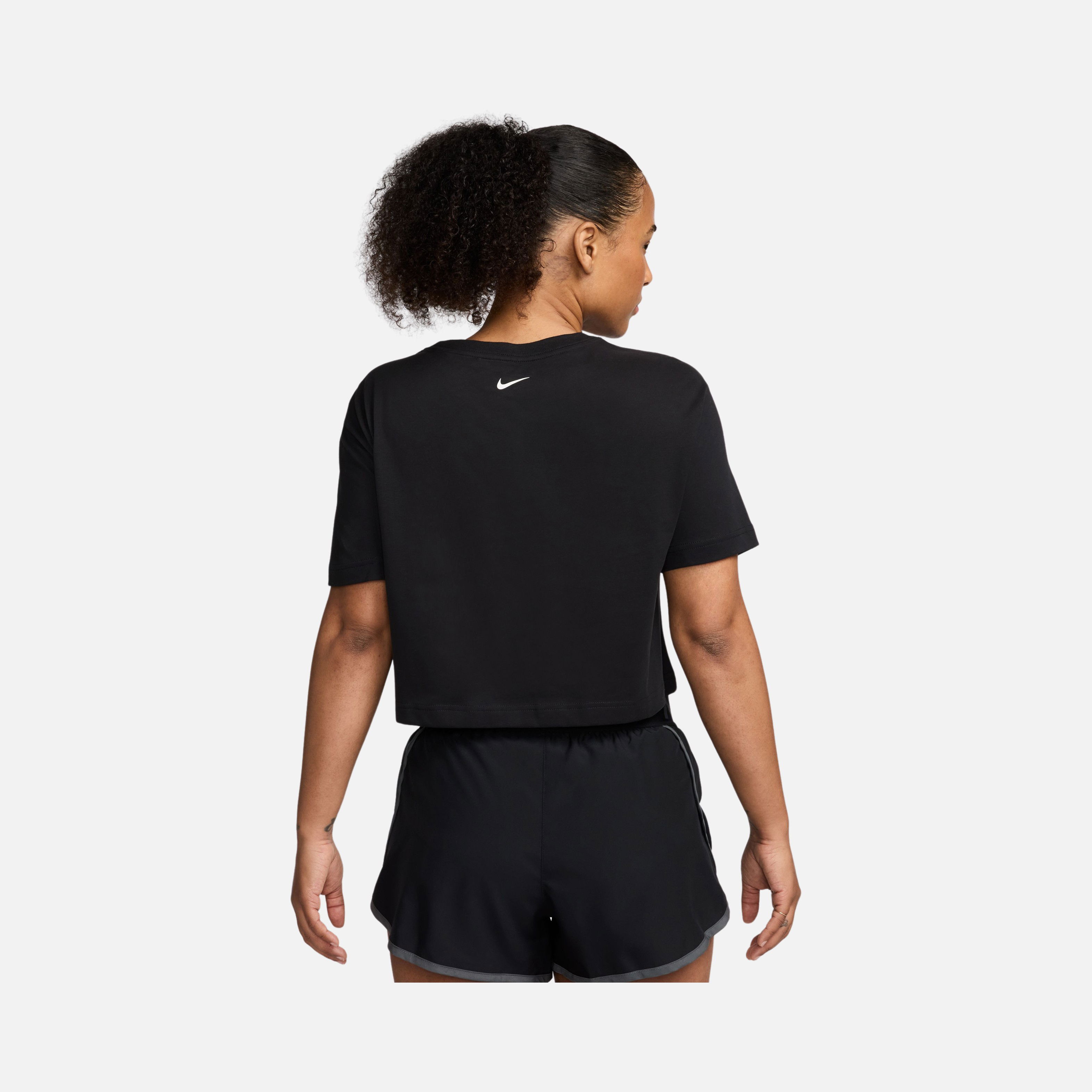 Nike Pro Graphic Cropped Training Short-Sleeve Kadın Tişört