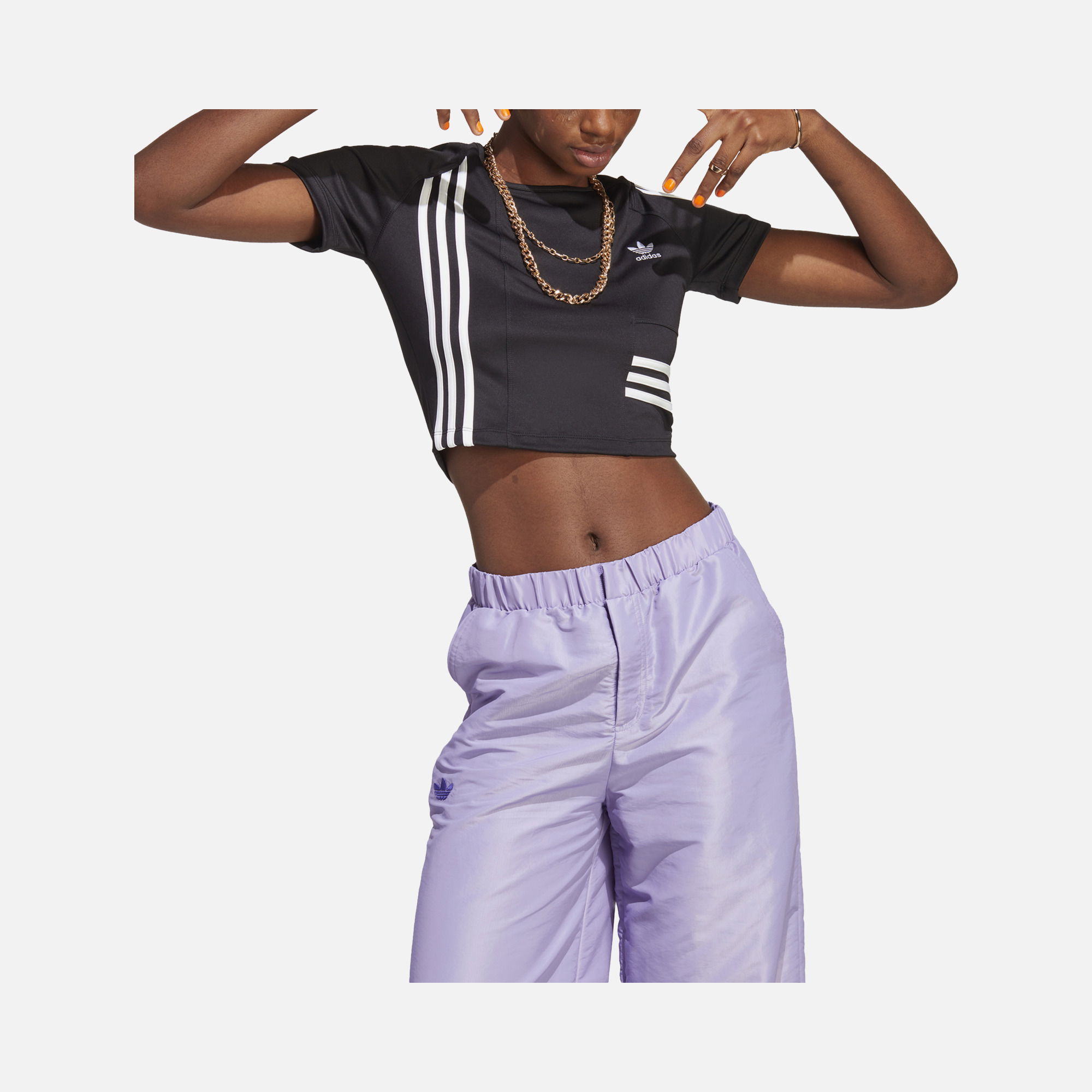 adidas Sportswear 3-Stripes Trefoil Short-Sleeve Kadın Tişört