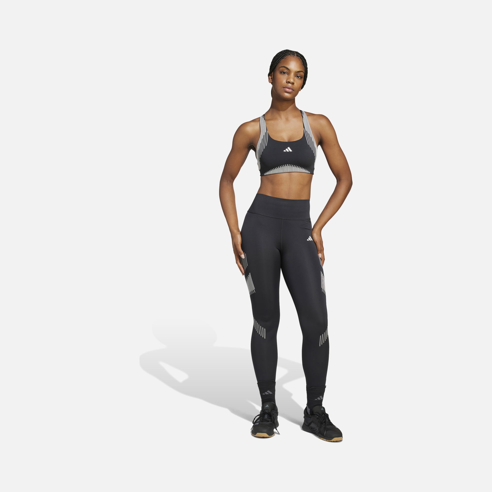 adidas Climacool Optime Power Adimove Fabric & Resiltech Pro Series High-Rise 7/8 Gym & Training Kadın Tayt