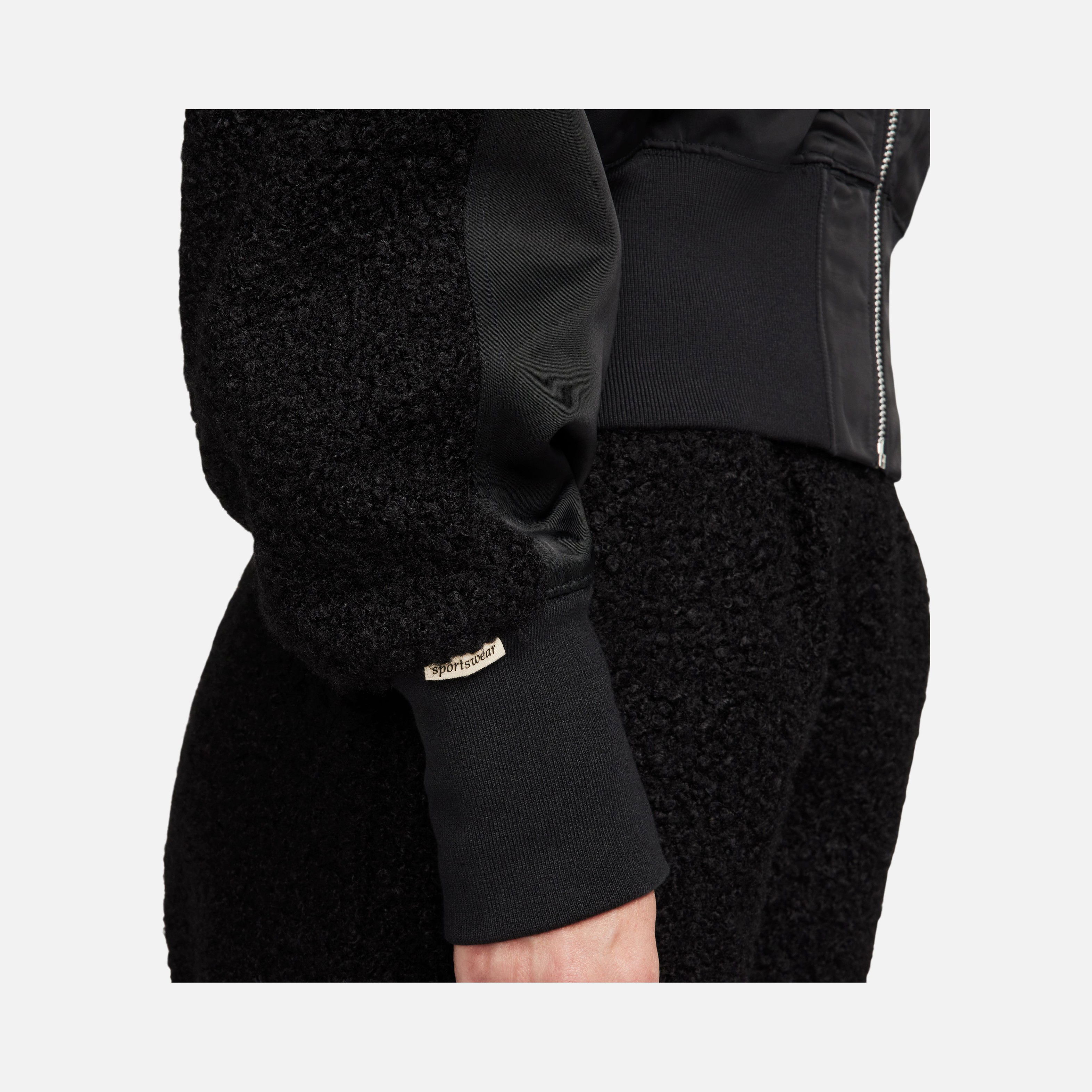 Nike Sportswear Collection Sherpa Mbrshp Bomber Full-Zip Kadın Ceket