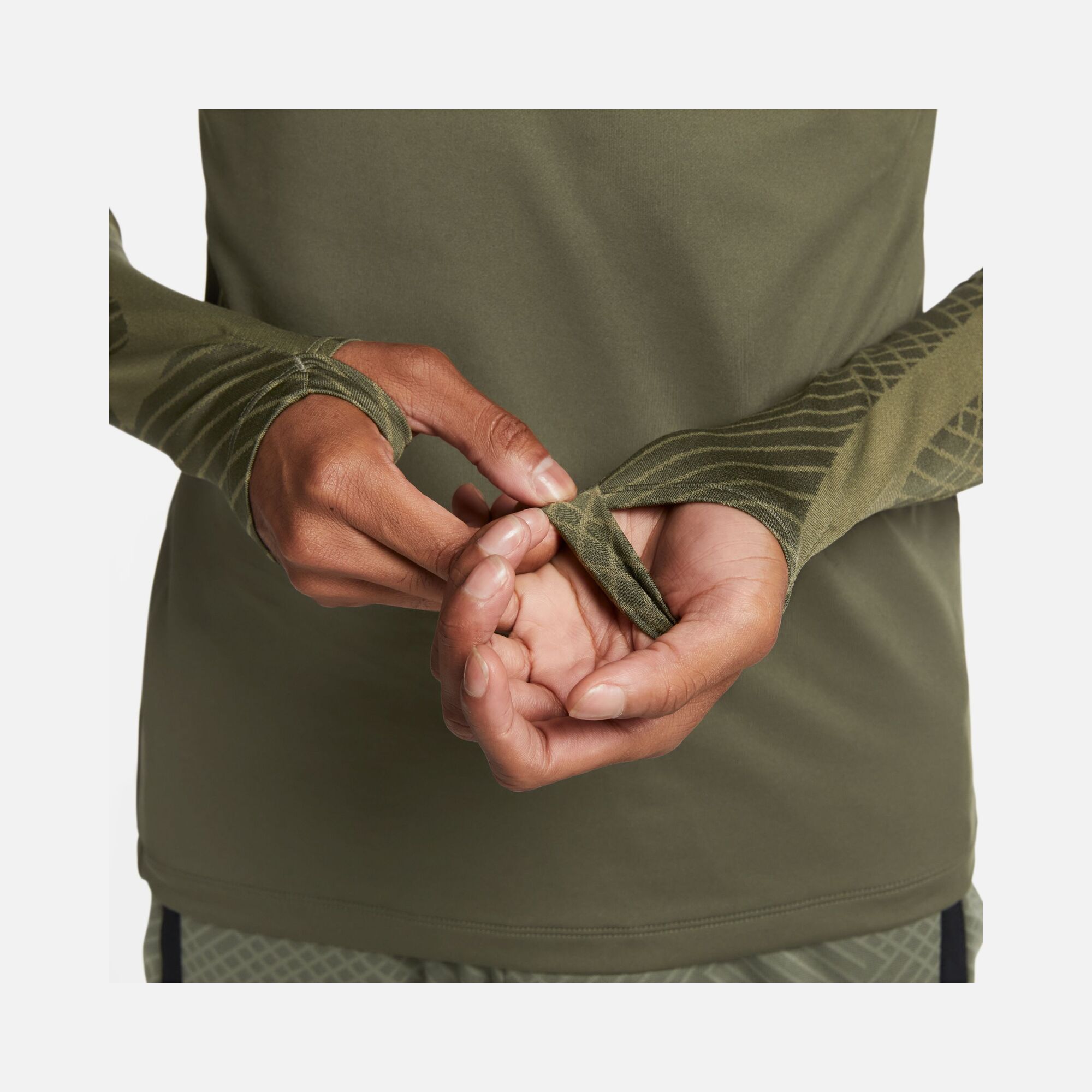 Nike Dri-Fit Strike Football Drill Training Half-Zip Long-Sleeve Erkek Tişört