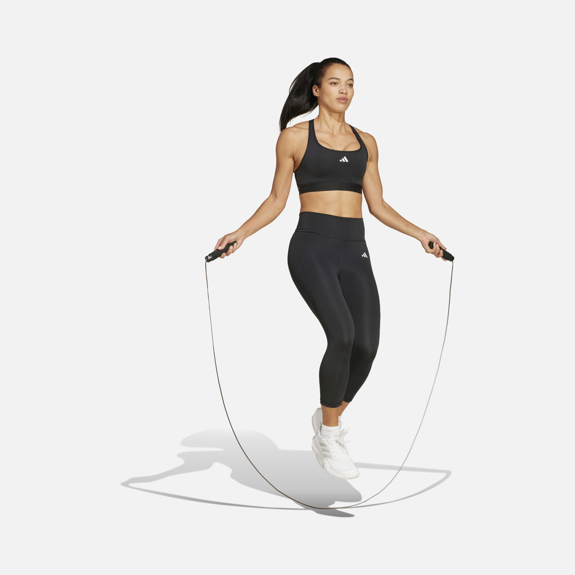 adidas AEROREADY Optime Essentials Stash High Waist 3/4 Legg Gym & Training Kadın Tayt