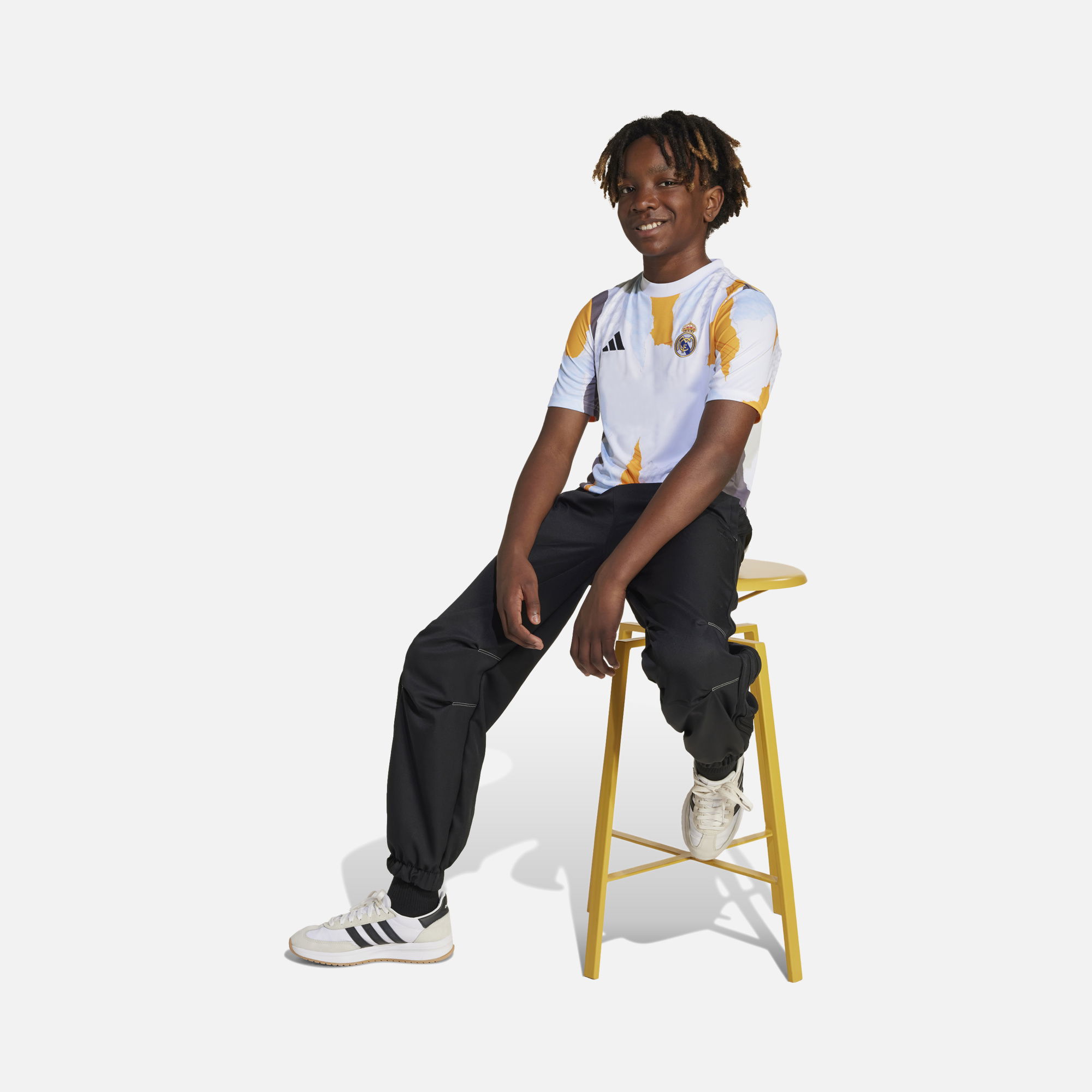 adidas Real Madrid 2024-2025 AEROREADY Pre-Match Short-Sleeve Çocuk Forma