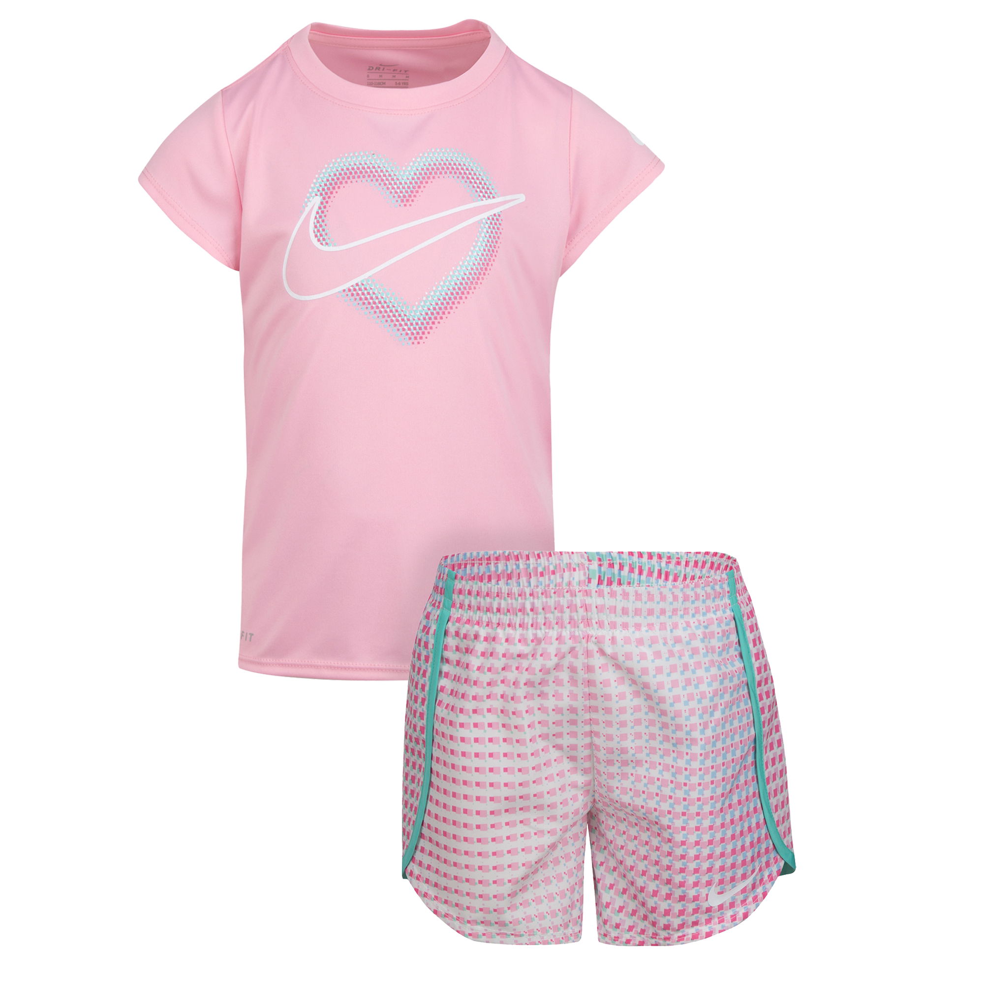 Nike Pixel Pop Sprinter Tişört&Şort (Girls') Çocuk Takım