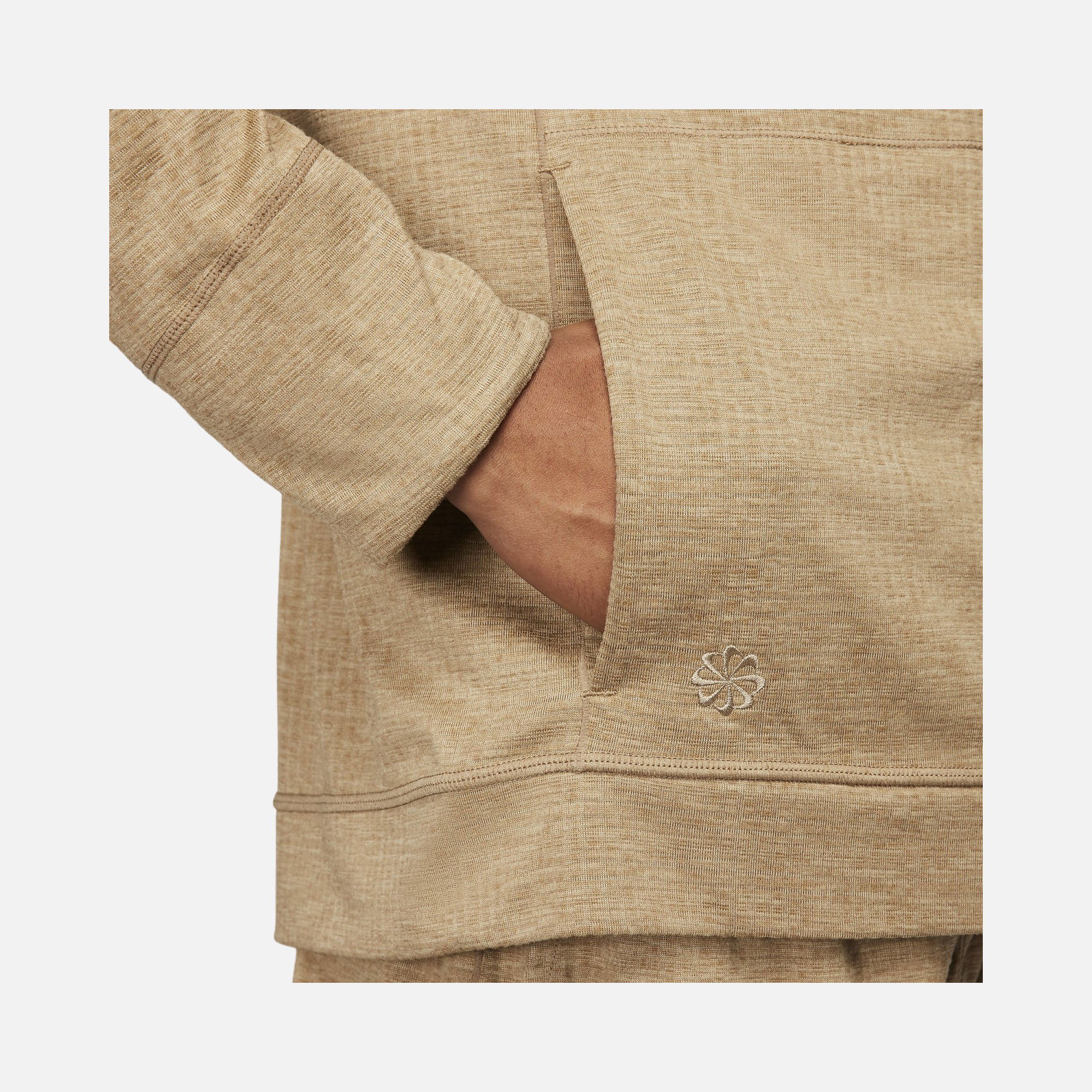 Nike Yoga Dri-Fit Statement Jersey Training Full-Zip Hoodie Erkek Sweatshirt