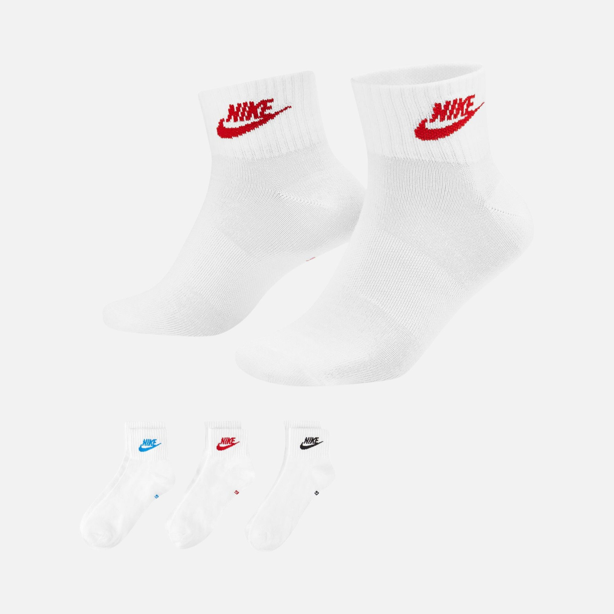 Nike Sportswear Everyday Essential Ankle FW23 (3 Pairs) Unisex Çorap