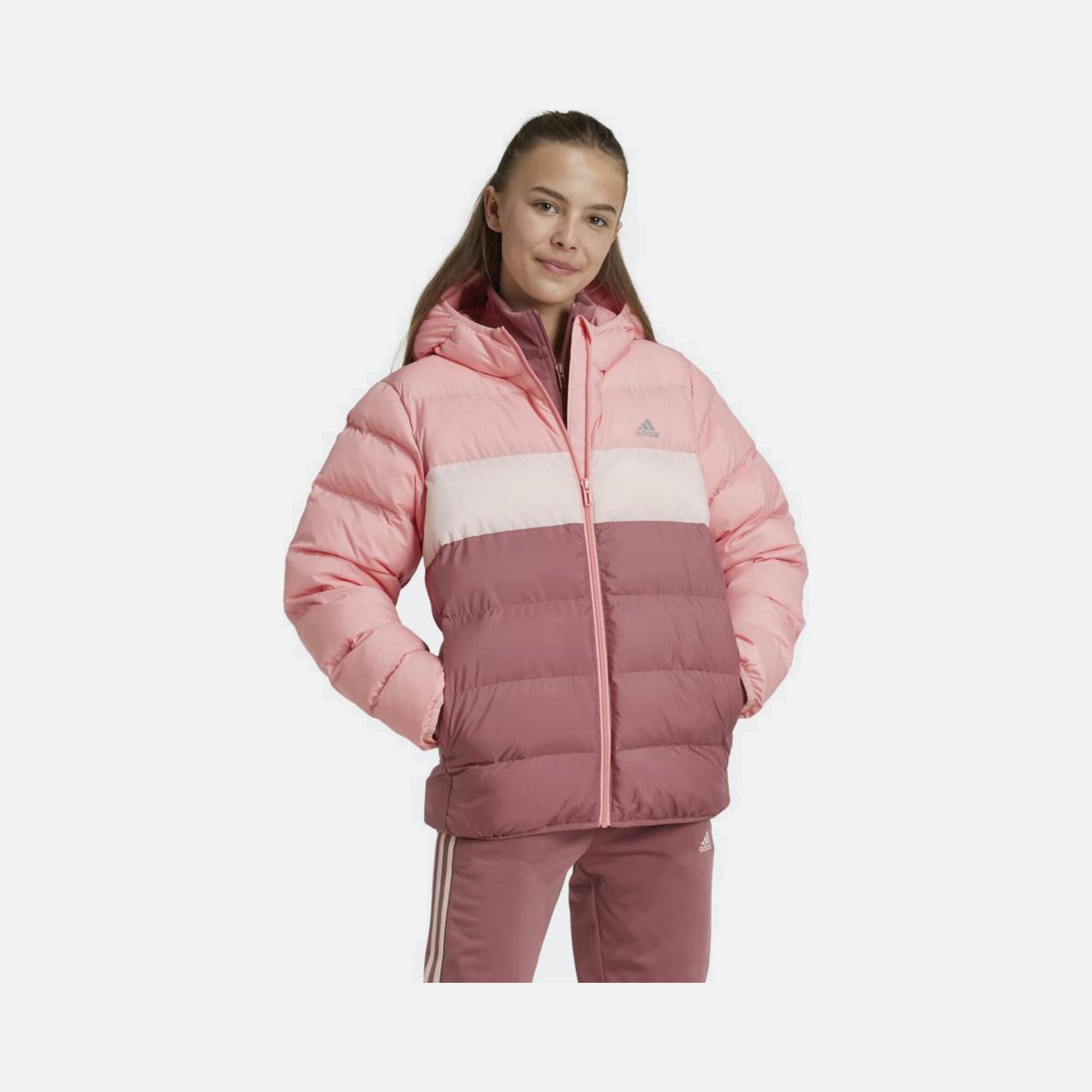 adidas Sportswear Synthetic Down Full-Zip Hoodie Çocuk Mont