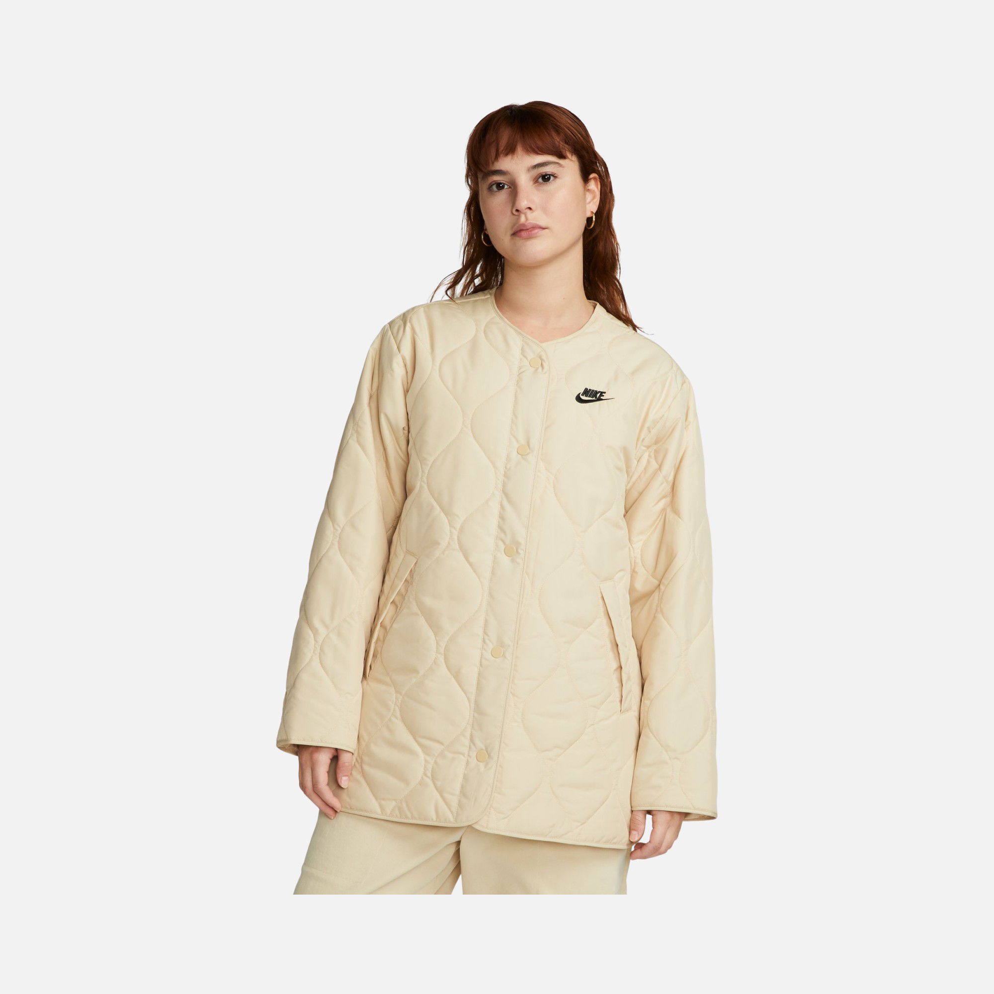 Nike Sportswear Sports Utility Quilted Full Snap Fastener Kadın Ceket